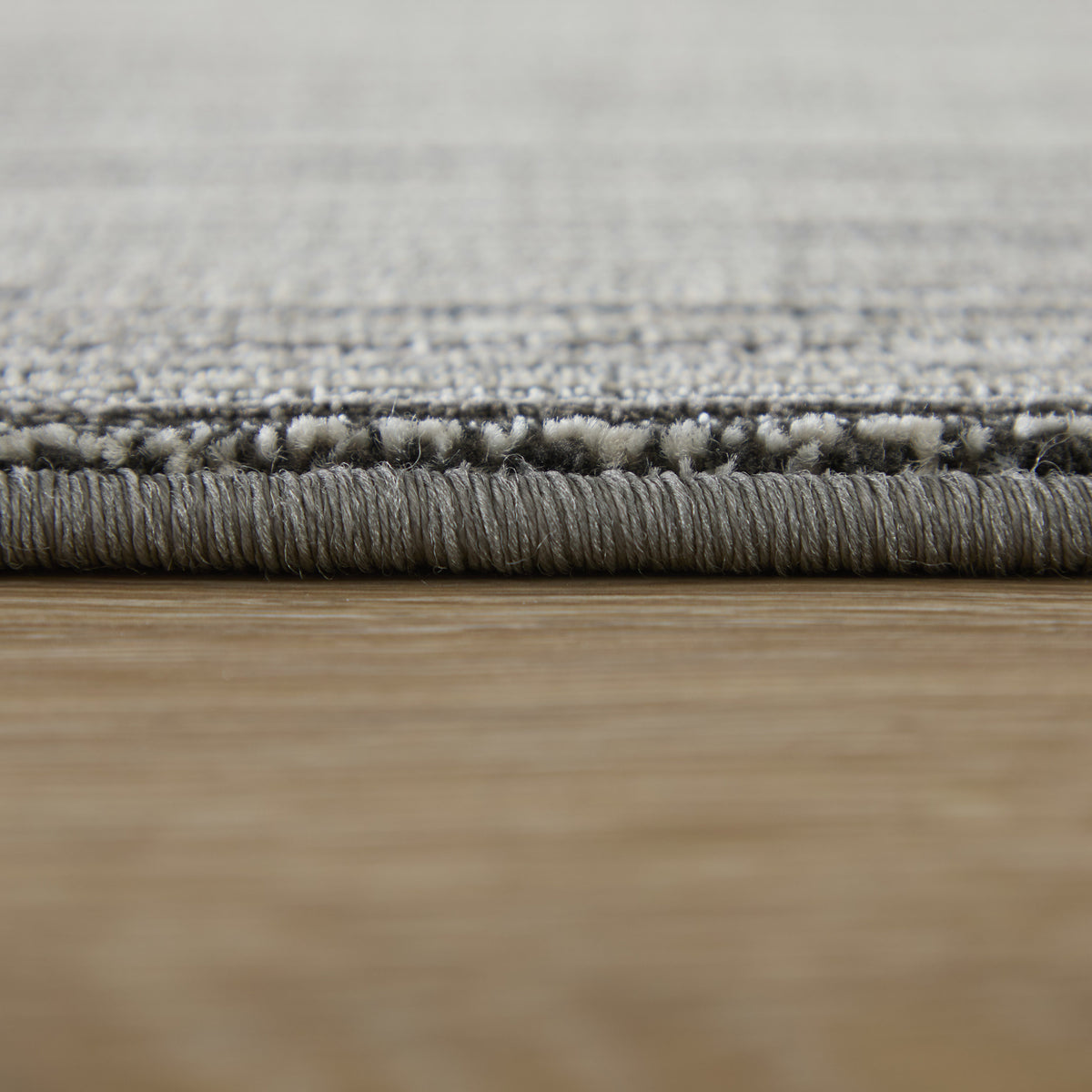 Priestley Modern Solid/Stripes Gray - Feizy Rug