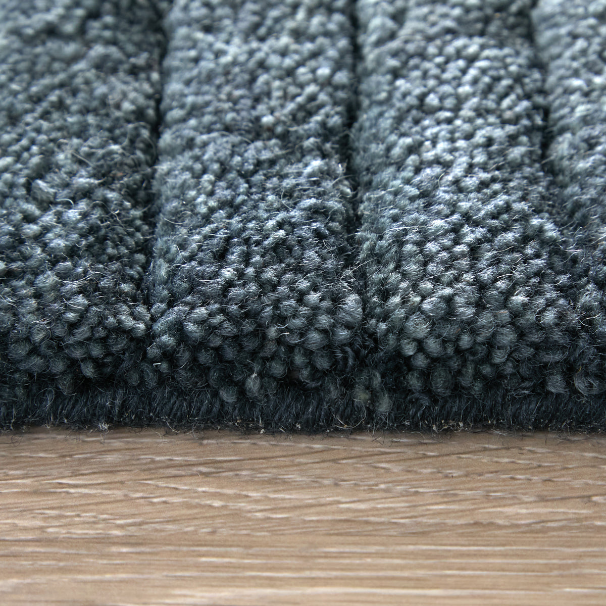 Cornerstone Modern/Casual Solid/Stripes Blue - Feizy Rug