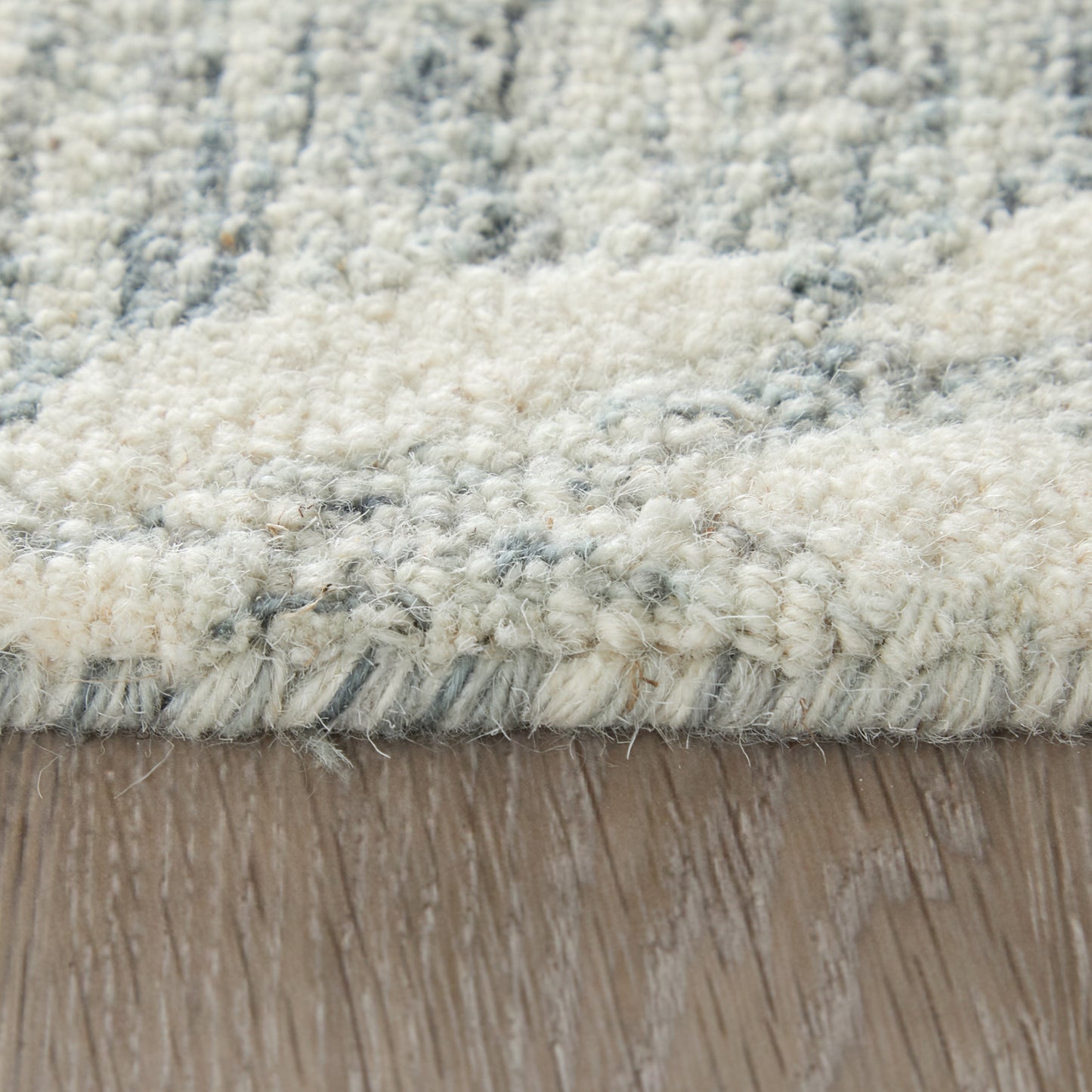 Wallace Modern/Bohemian & Eclectic Floral & Botanical Gray/Ivory - Feizy Rug