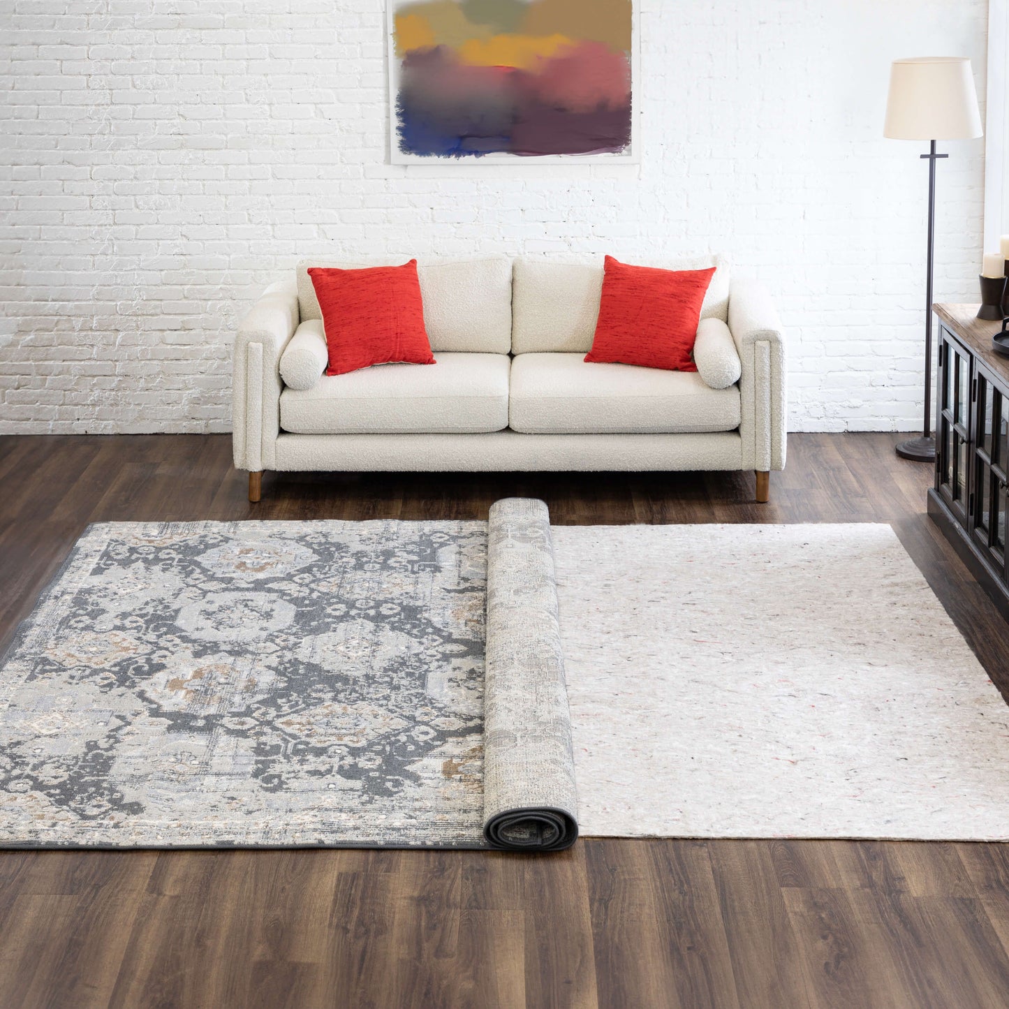 Mohawk Home Comfort Cushion 1/4 Inch Rug Pad Grey Rug Pad