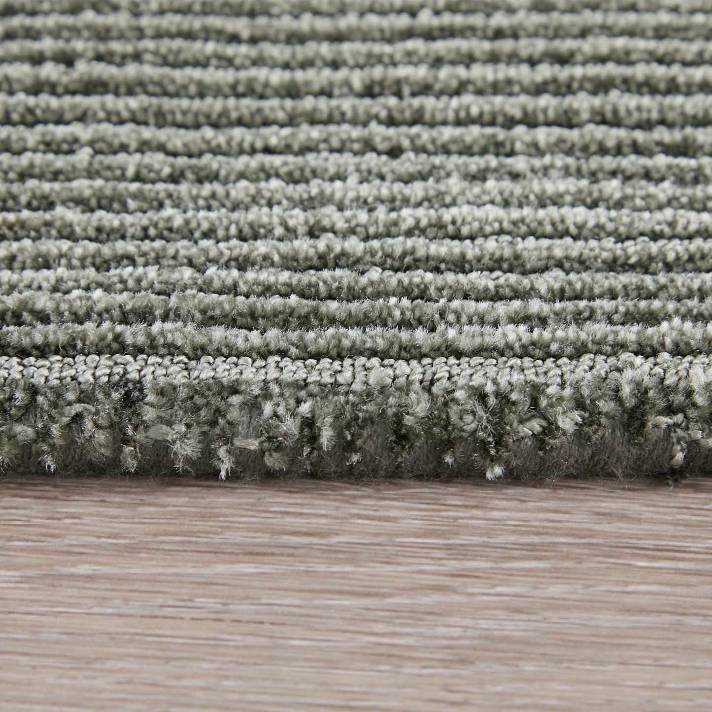 Abbott Modern/Casual Solid/Stripes Black - Feizy Rug