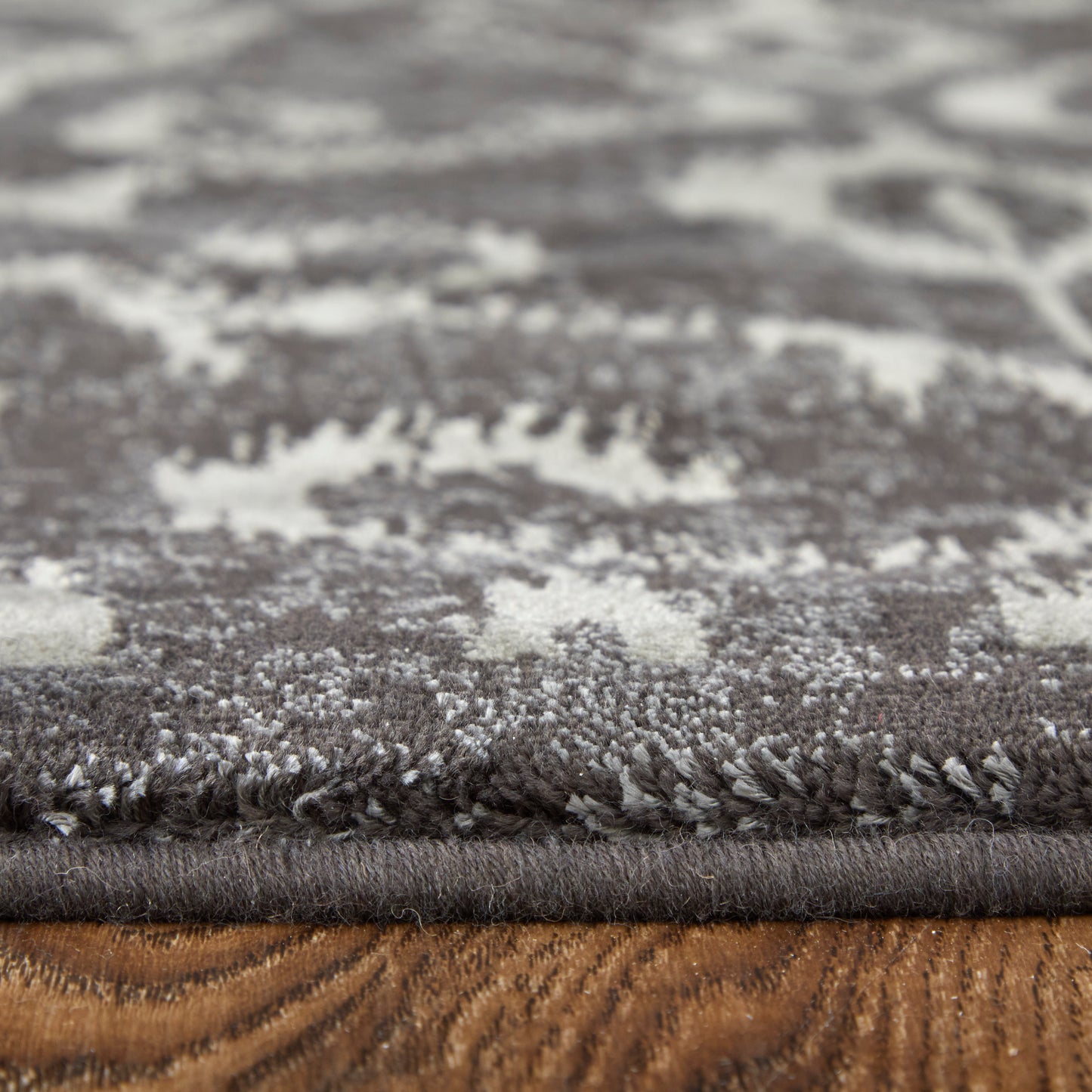 Azeri Iv Transitional/Global/French & Victorian Ikat/Damask/Scroll Gray/Taupe/Ivory - Feizy Rug