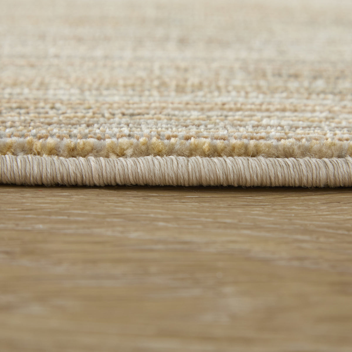 Priestley Modern Solid/Stripes Tan - Feizy Rug