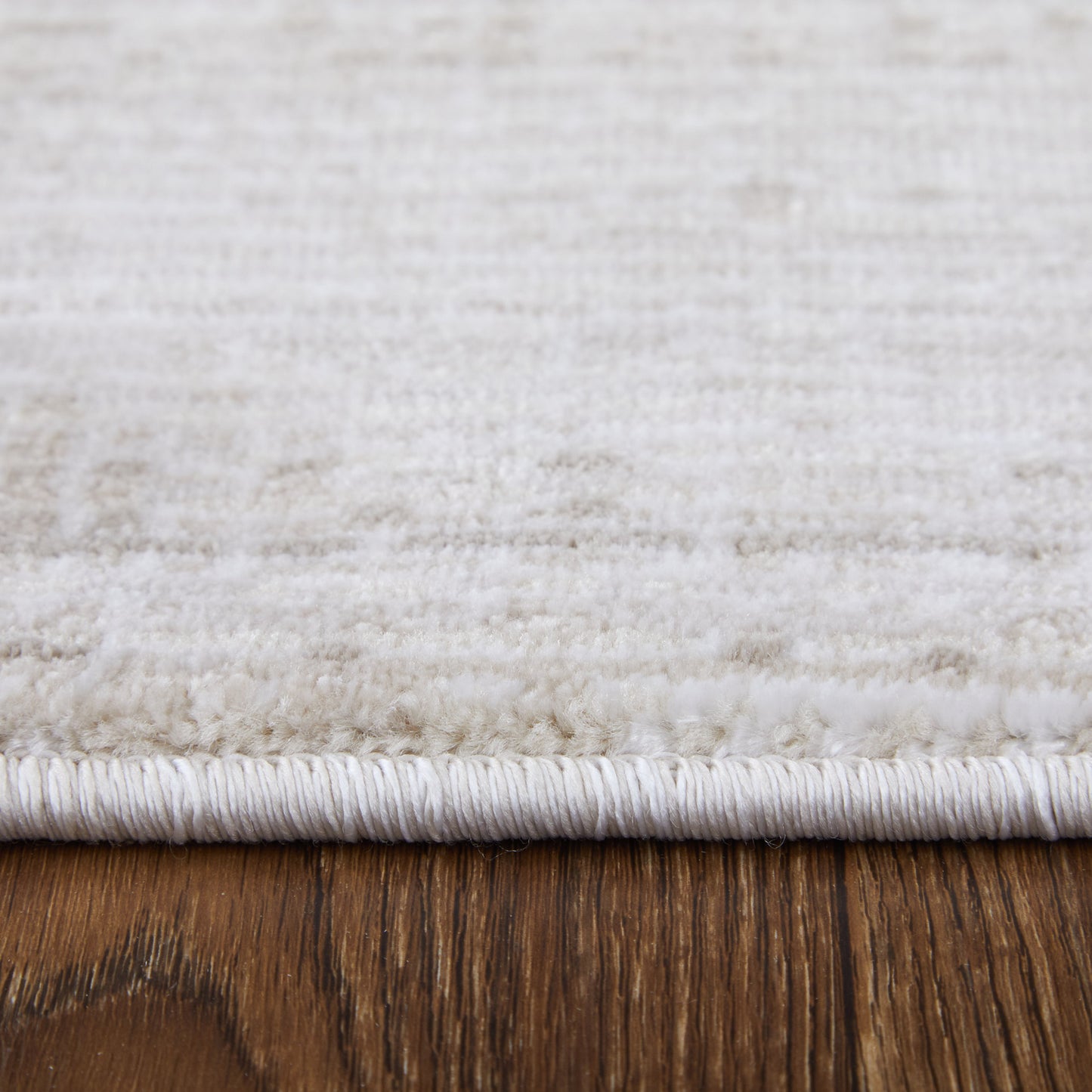 Deja Modern/Casual Solid Ivory/Silver - Feizy Rug