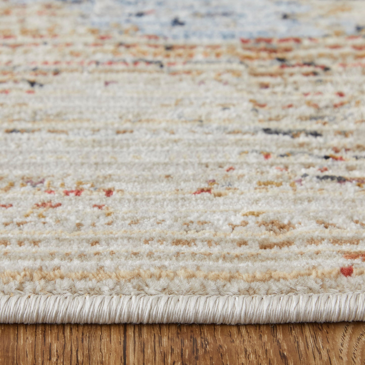 Sonora Modern/Industrial/Industrial Abstract/Watercolor Tan/Blue/Gray - Feizy Rug