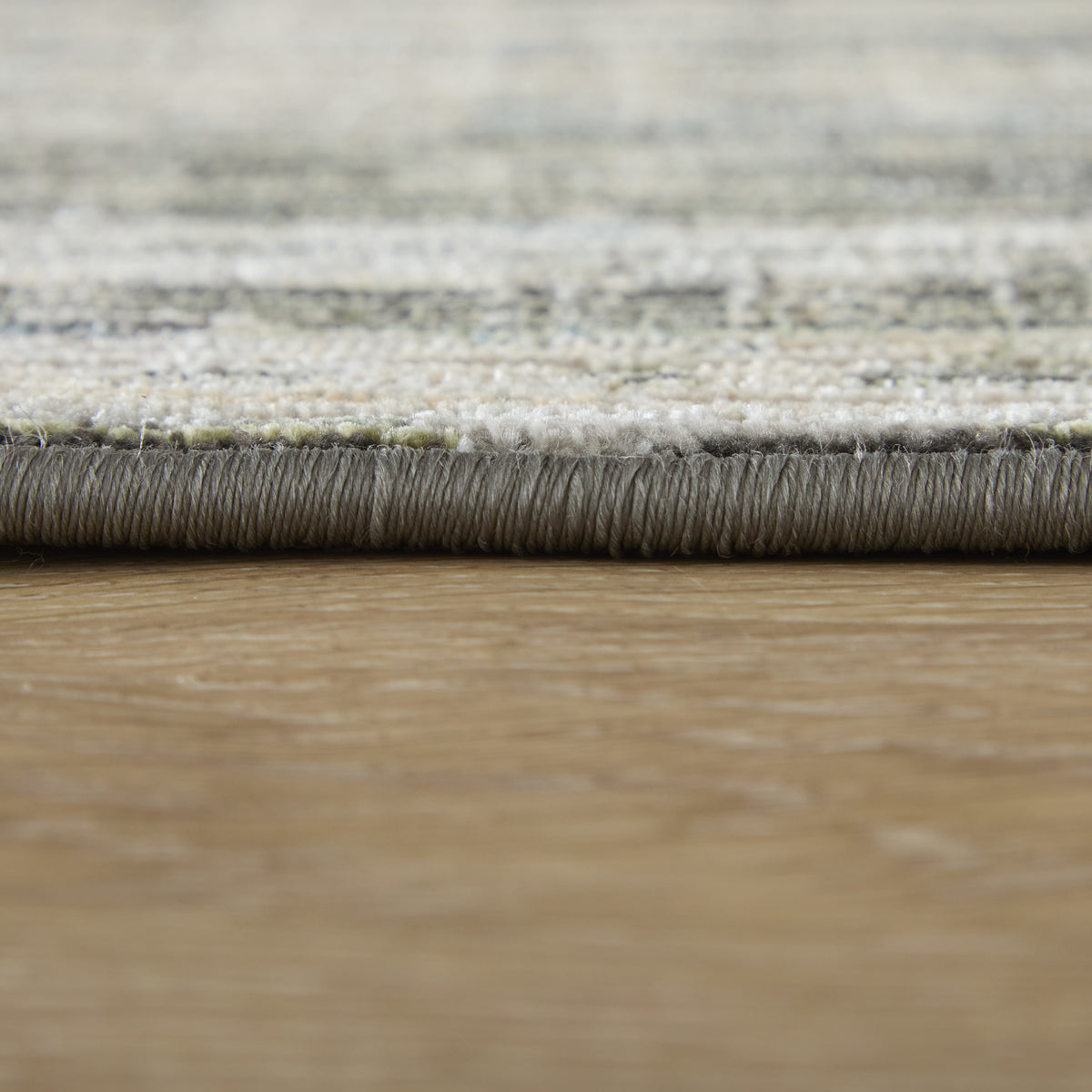 Augustine Traditional/Classic/Vintage Medallion/Bordered/Distressed Black/Ivory/Green - Feizy Rug