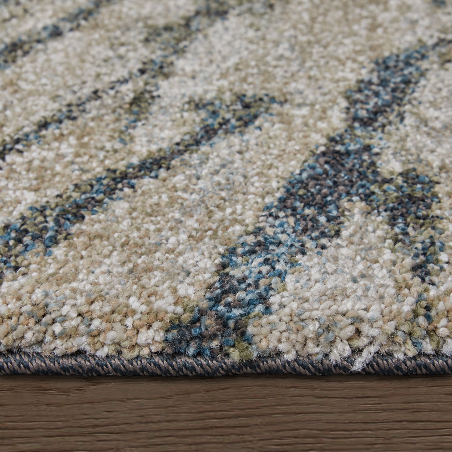 Skyview Modern/Bohemian & Eclectic/Industrial Gray/Green/Ivory Runner Feizy Rugs Small Parcel,Feizy Rugs,Skyview,Gray/Green/Ivory,2'6" x 7'3",Runner,Polypropylene,Modern/Bohemian & Eclectic/Industrial,Turkey