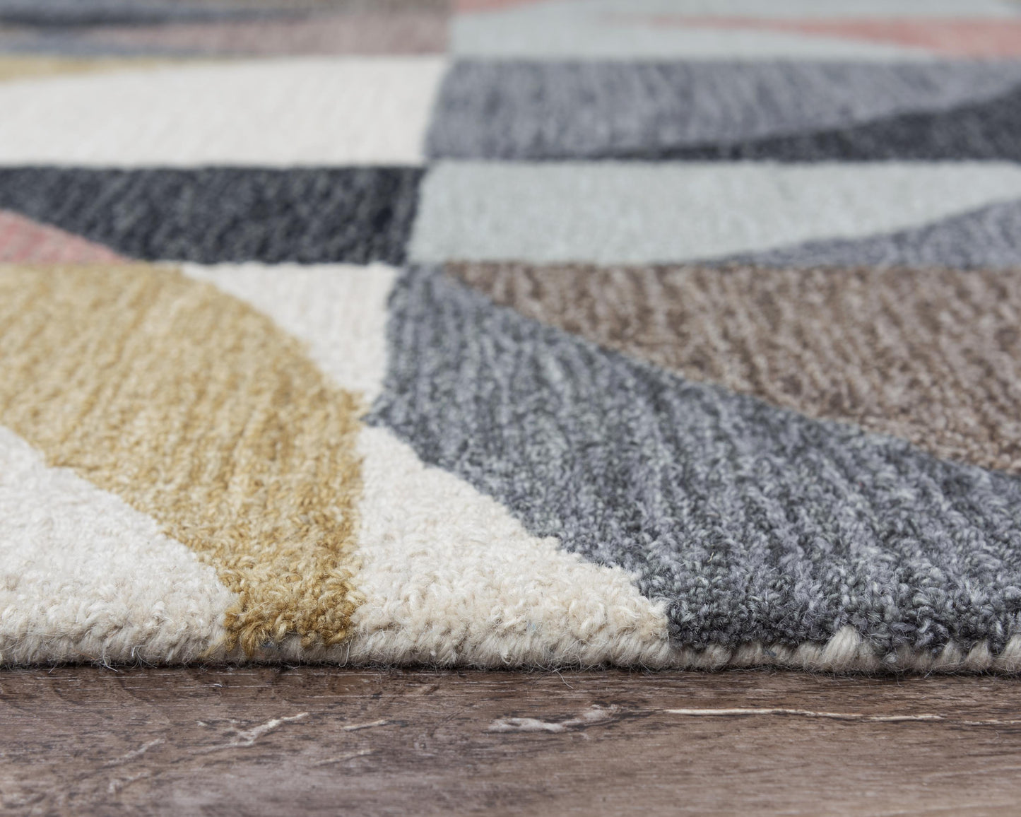 Midland A03103 Natural/Multi Hand-Tufted Rug - Rizzy