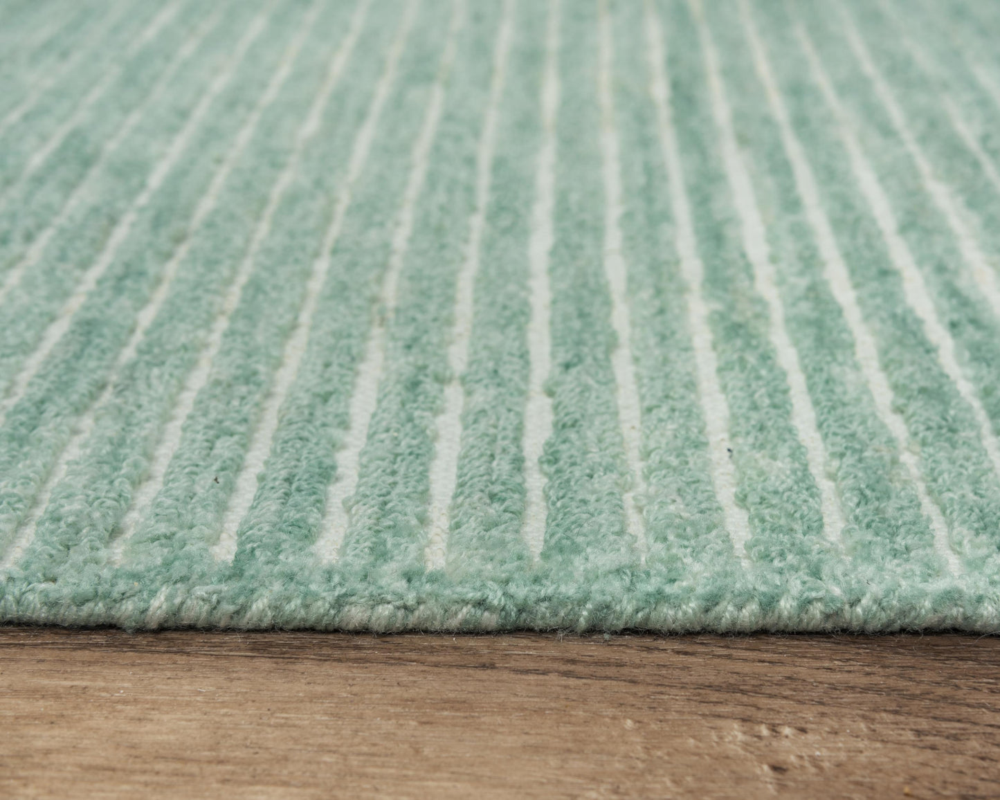 Vista A09101 Aqua Hand-Tufted Rug - Rizzy