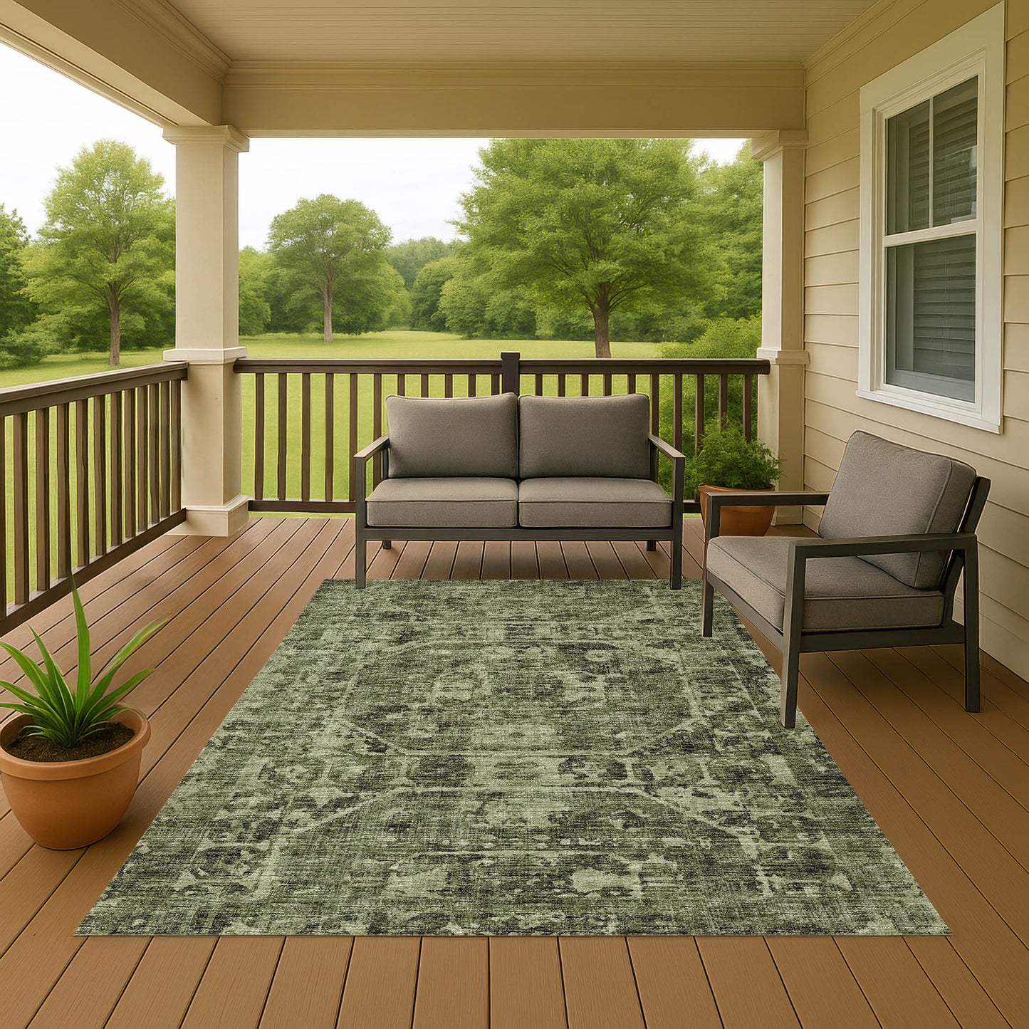 Machine Made Aberdeen AB2 Cactus - Dalyn Rugs