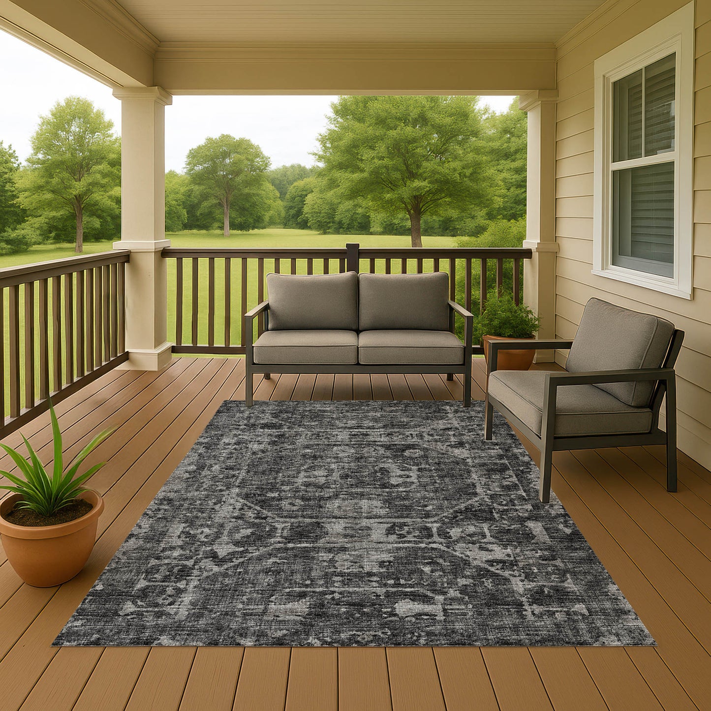 Machine Made Aberdeen AB2 Midnight - Dalyn Rugs