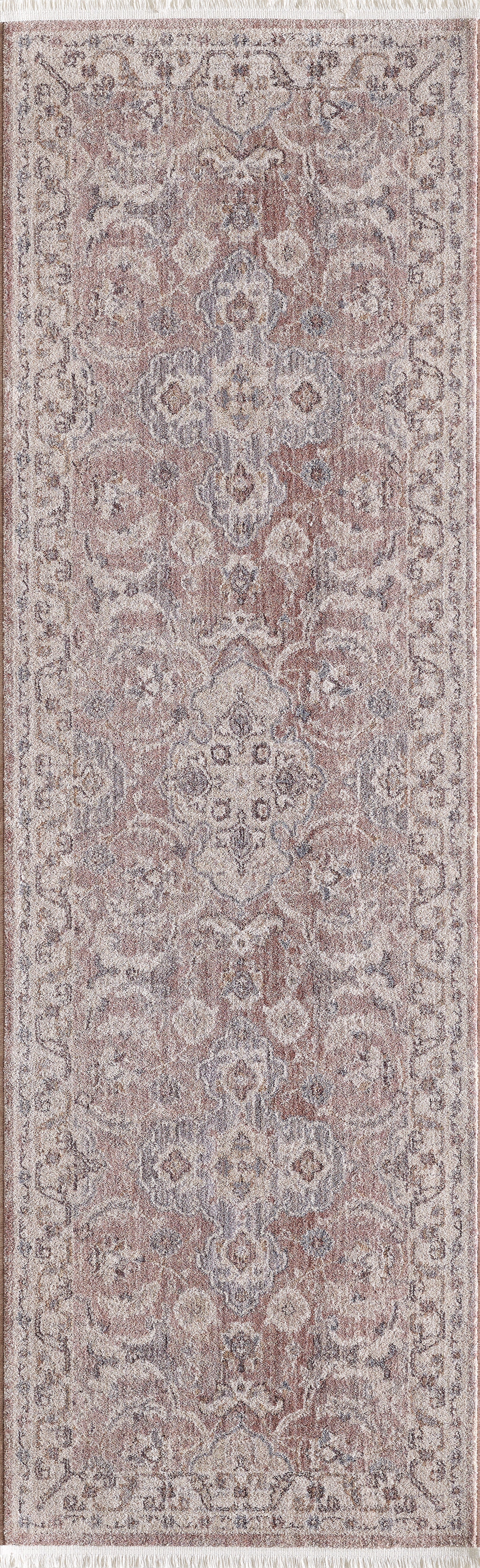 Adele 8808 Blush Serafina Machine Woven Performance Area Rug - KAS