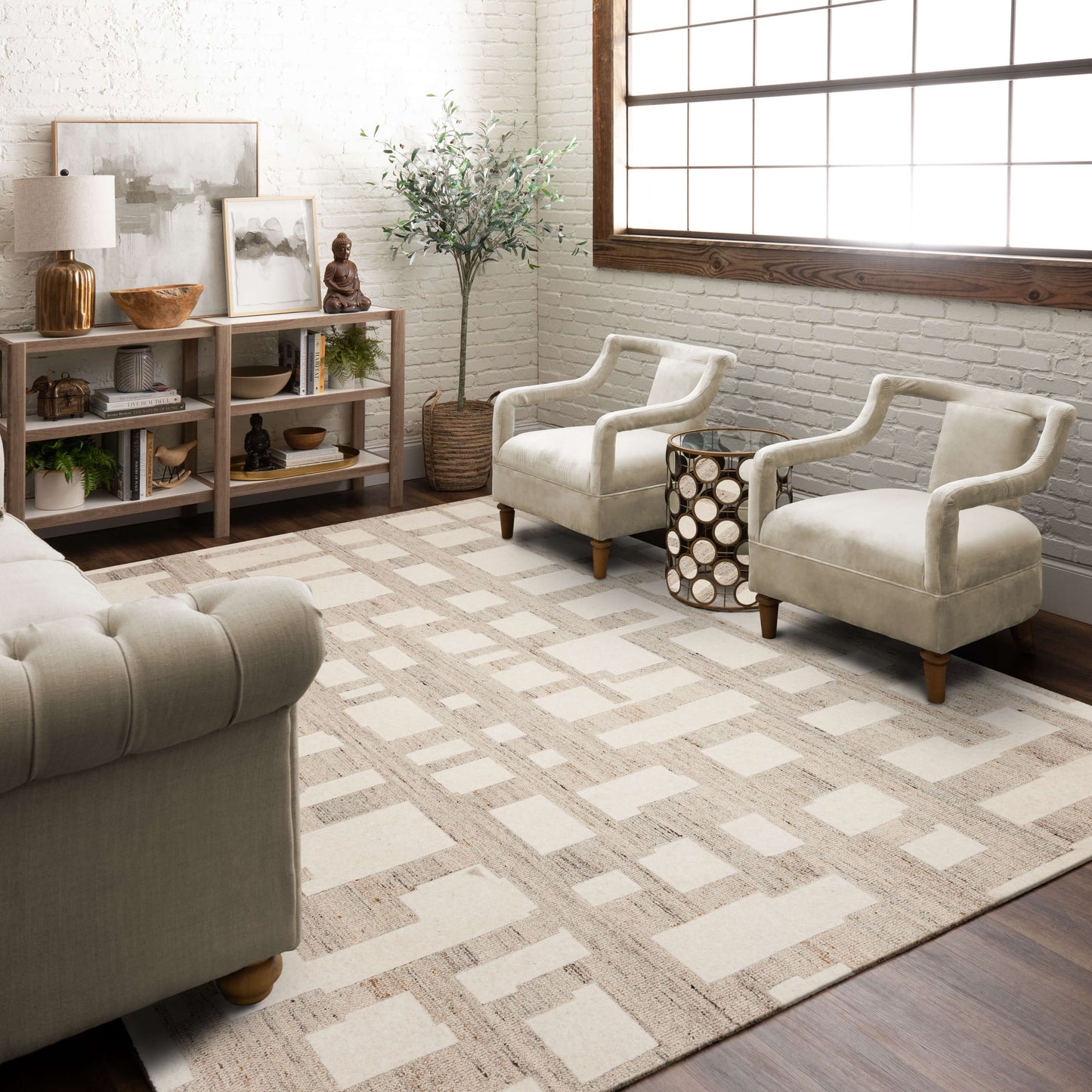 Ardsley Place Ivory Natural Area Rug - Karastan