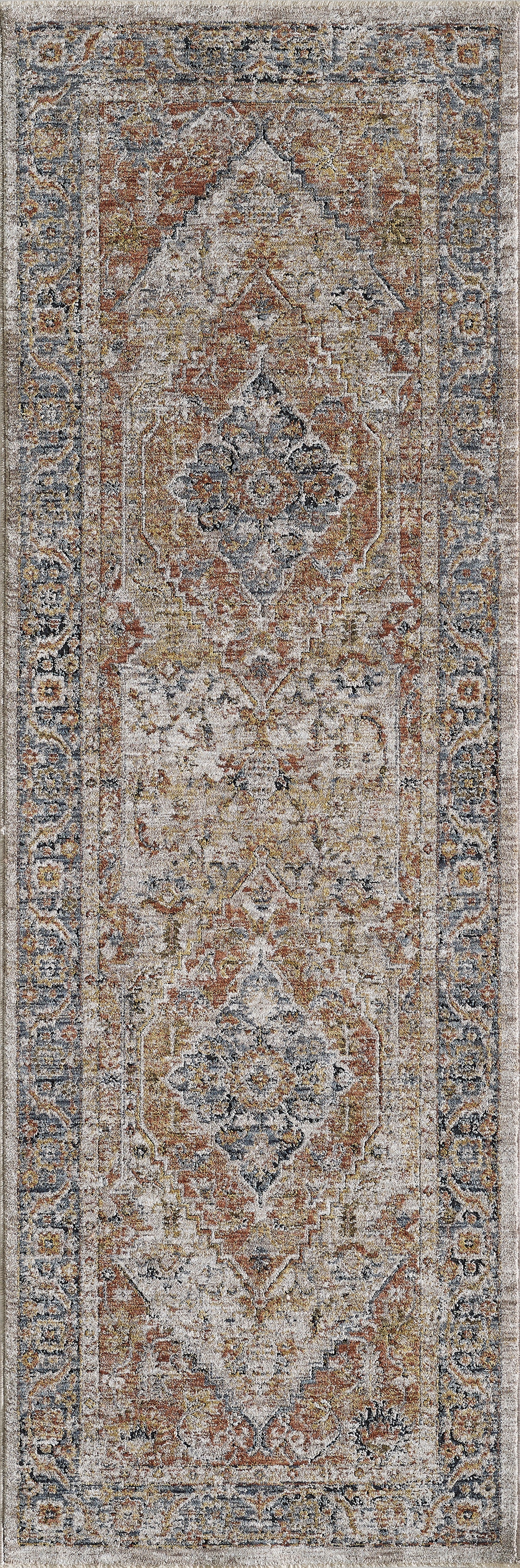 Avani 8401 Spice Serafina Machine Woven Performance Area Rug - KAS