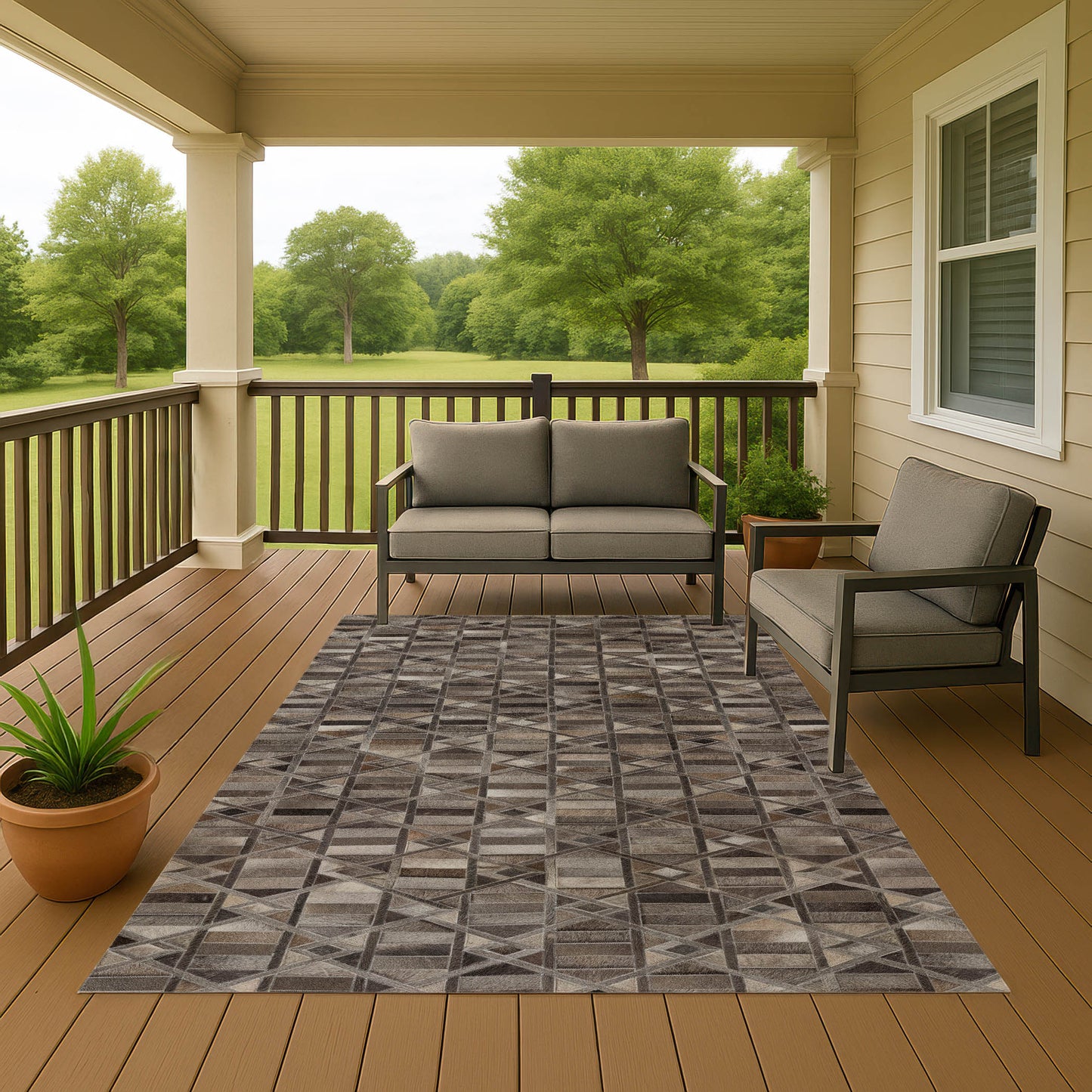 Machine Made Bozeman BM4 Gray - Dalyn Rugs