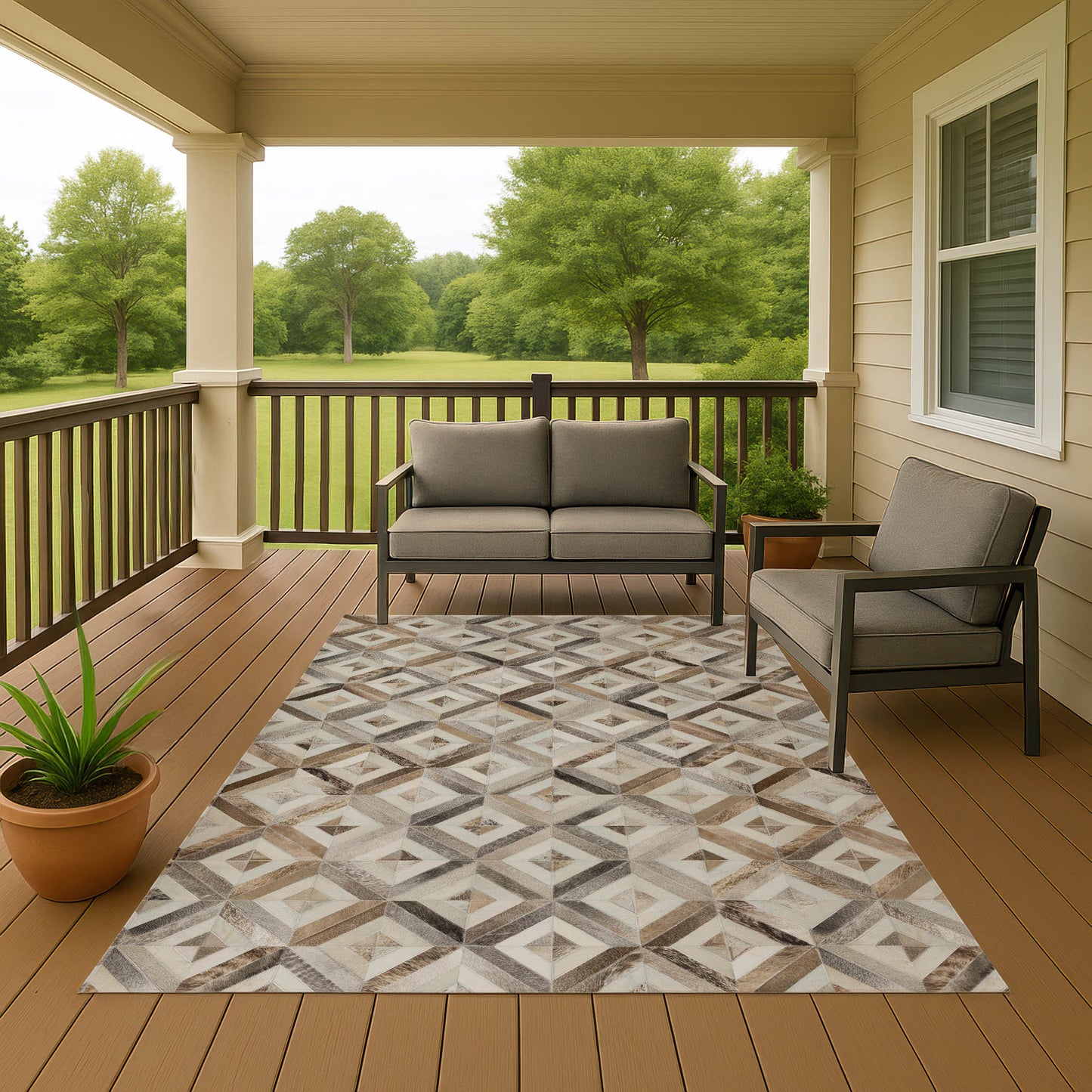 Machine Made Bozeman BM7 Gray - Dalyn Rugs