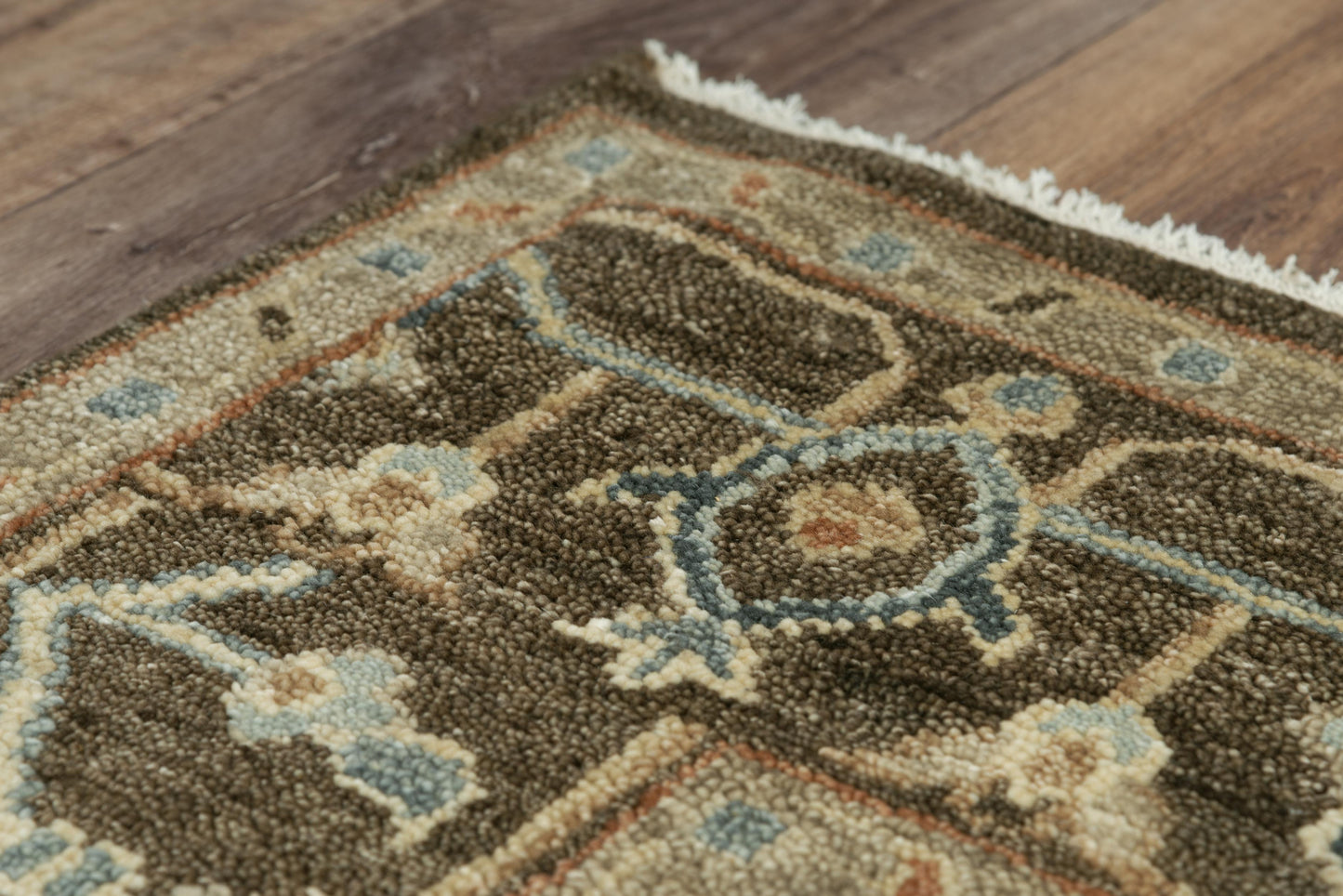 Belmont BMT958 Dk. Brown Hand Knotted Rug - Rizzy
