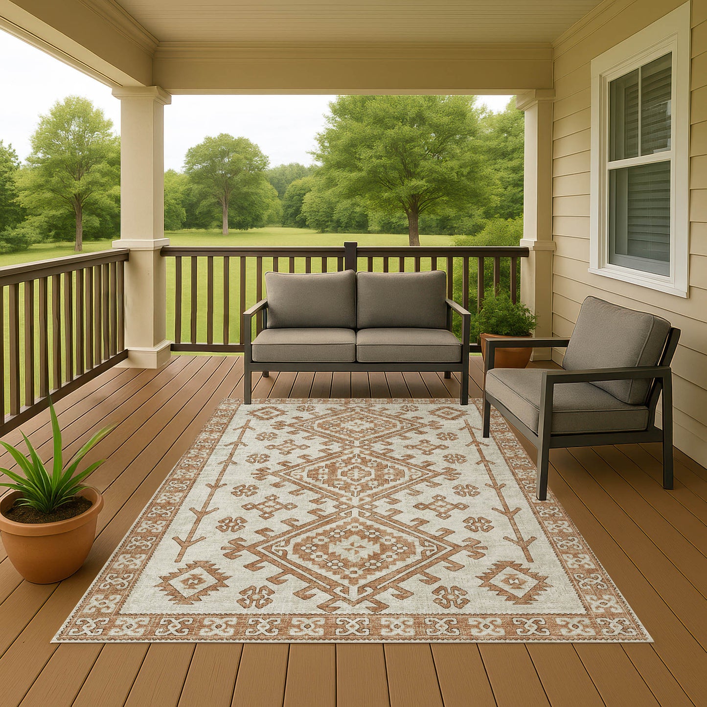 Machine Made Brisbane BR2 Ivory - Dalyn Rugs