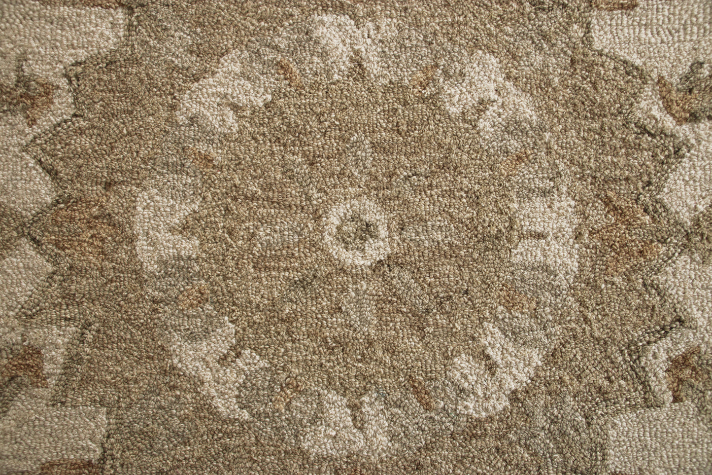 BROSE-21706 Transitional/Casual Hand-Woven Beige Natural Wool Indoor Area Rugs - LR Home