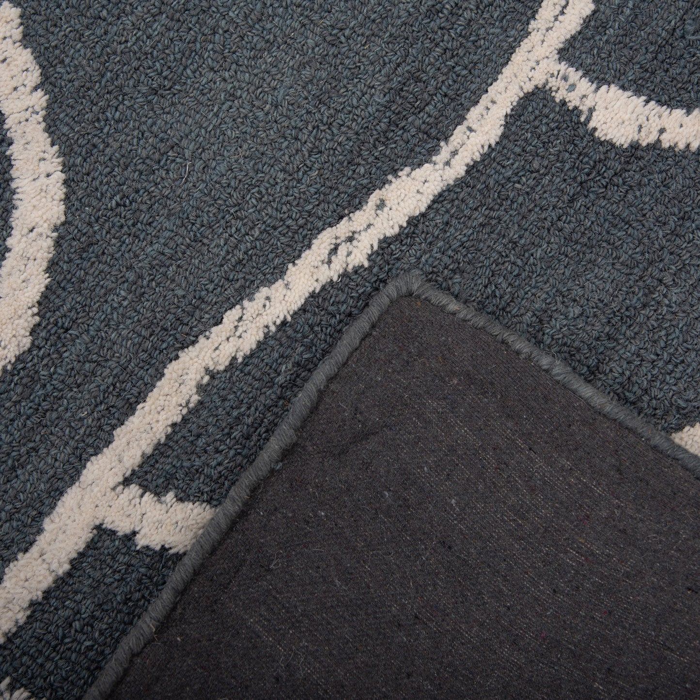 Bixby BX06BL Blue Hand-Tufted Rug - Rizzy