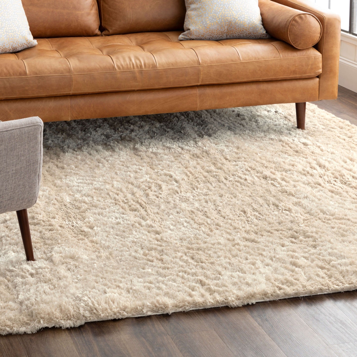 Billow Shag Cream Area Rug - Karastan