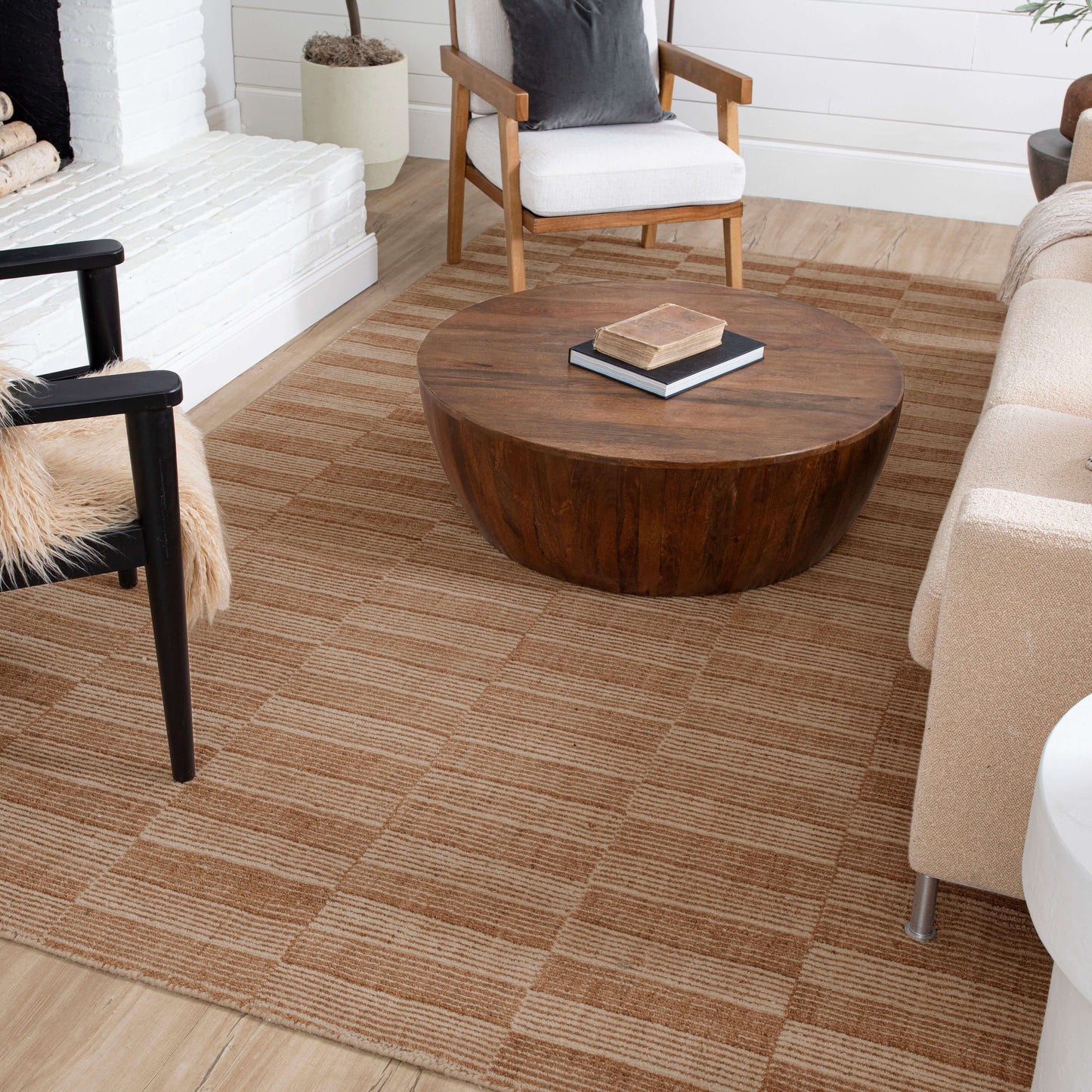 Broken Stripe Sienna Area Rug - Karastan