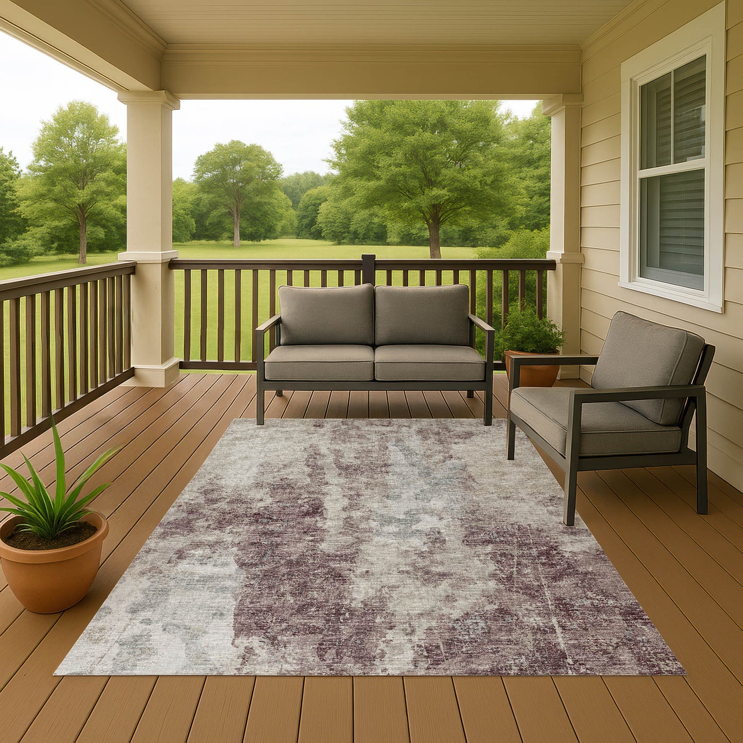 Machine Made Camberly CM3 Merlot - Dalyn Rugs