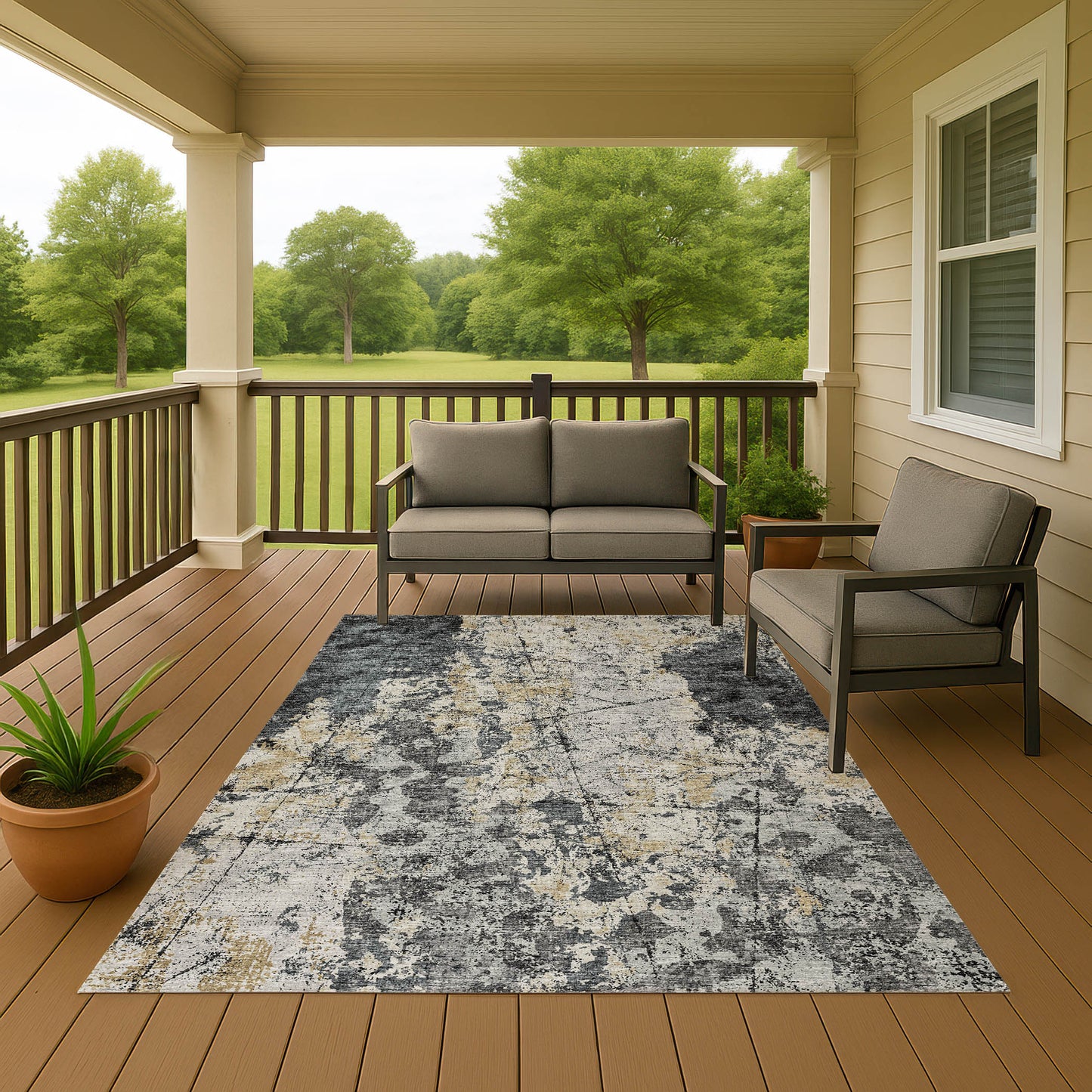 Machine Made Camberly CM3 Midnight - Dalyn Rugs