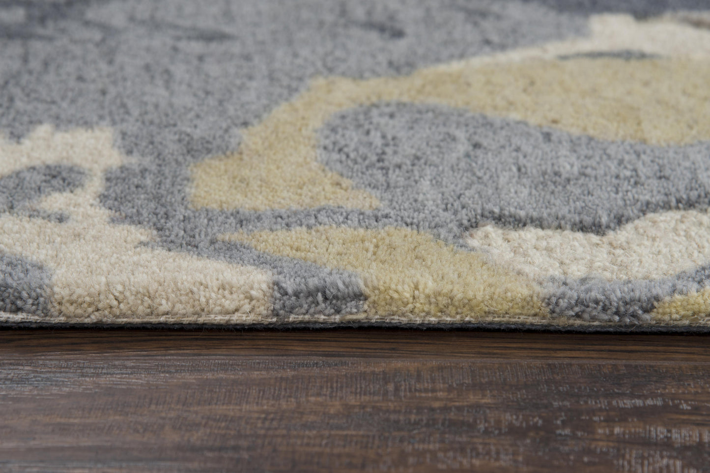 Connie Post CNP106 Gray/Beige Hand-Tufted Rug - Rizzy