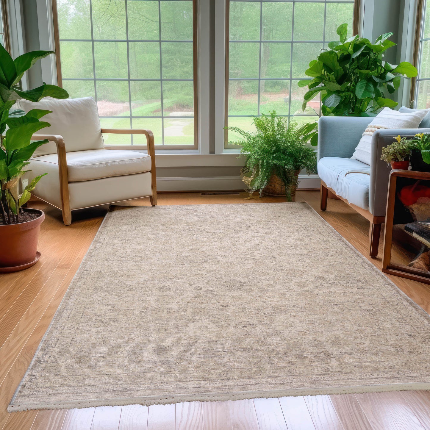 Machine Made Cyprus CY10 Gray - Dalyn Rugs