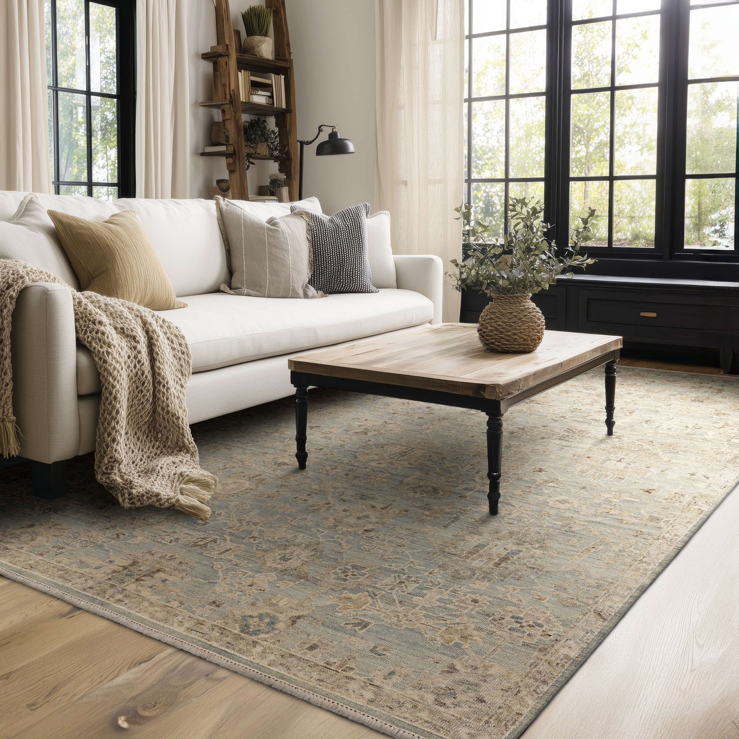 Charu Gray Area Rug - Karastan