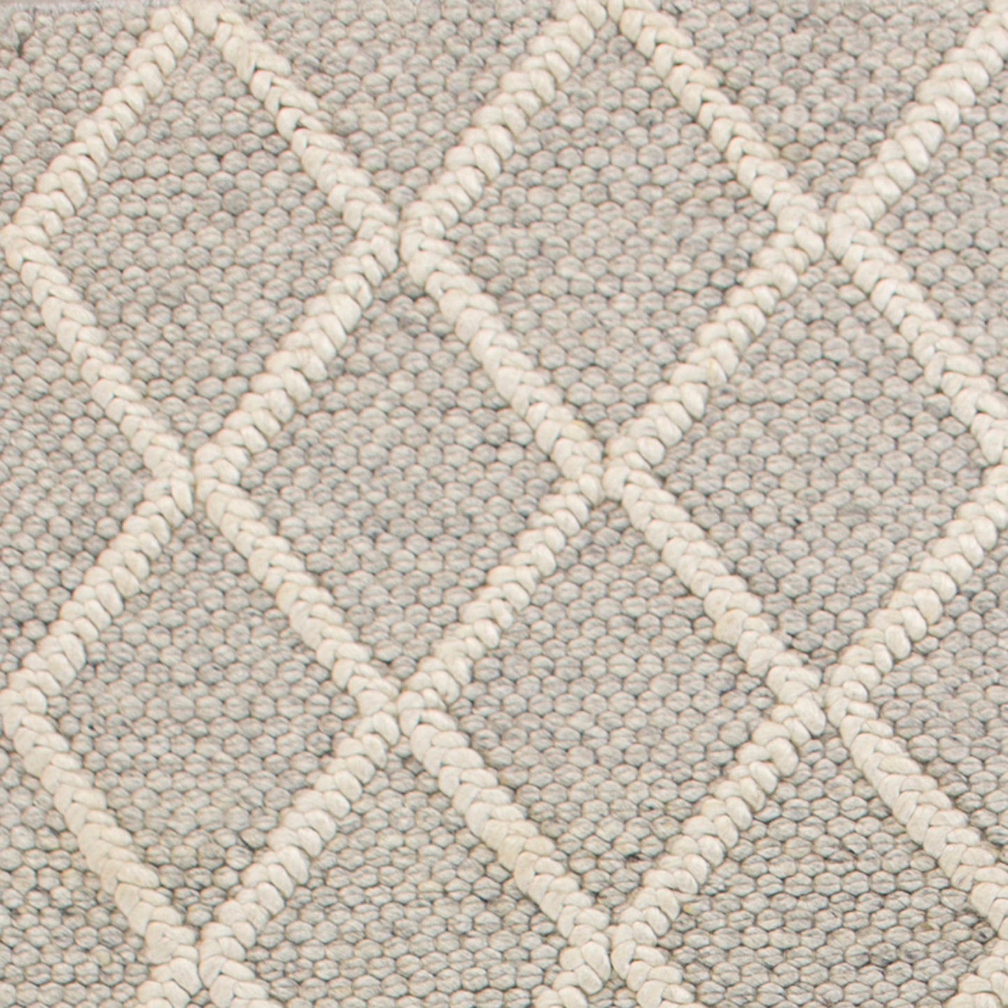 Cortico 6161 Grey Diamonds Handwoven Area Rug - KAS