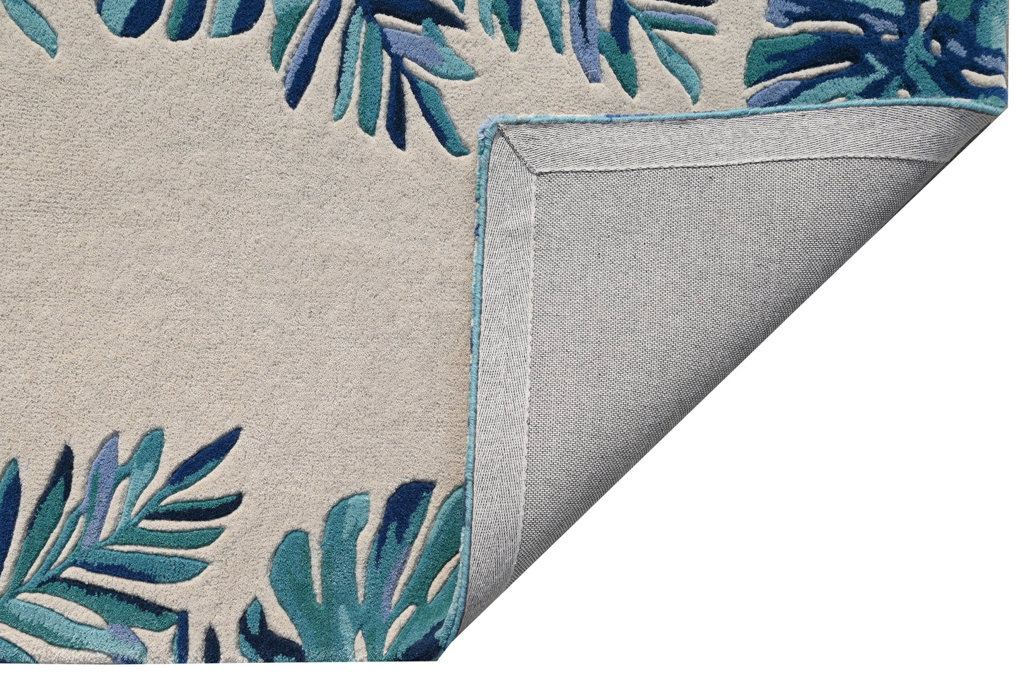 Avalon 5602 Slate Blue Aubusson Machine Woven Performance Area Rug - KAS