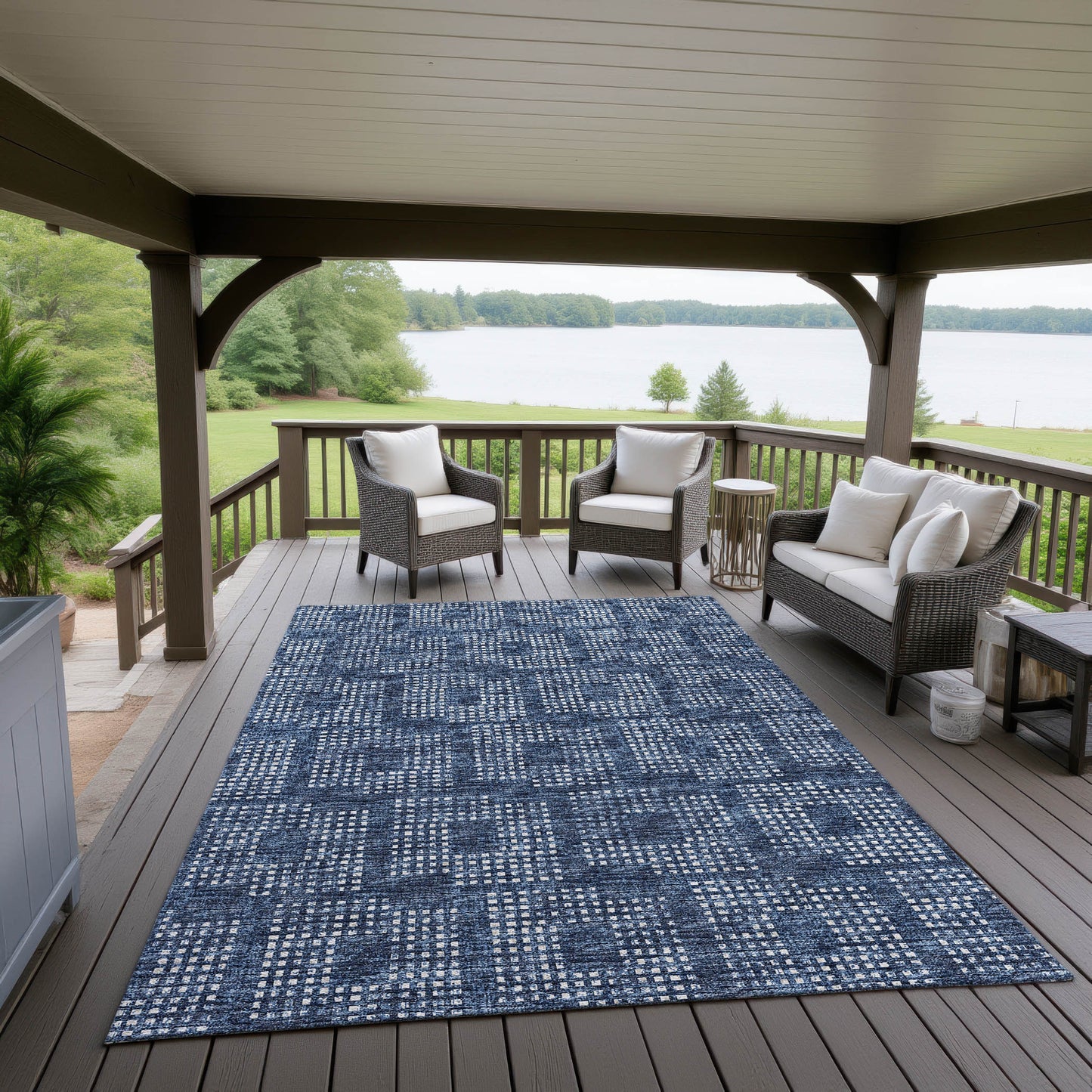 Machine Made Delano DA1 Navy - Dalyn Rugs