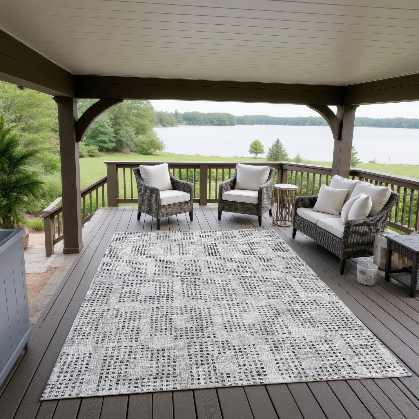 Machine Made Delano DA1 Pewter - Dalyn Rugs