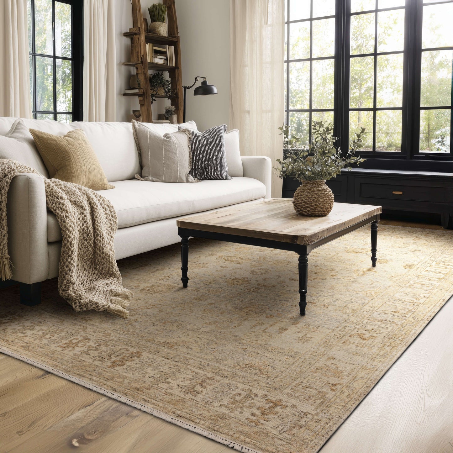 Dayalu Silver Area Rug - Karastan