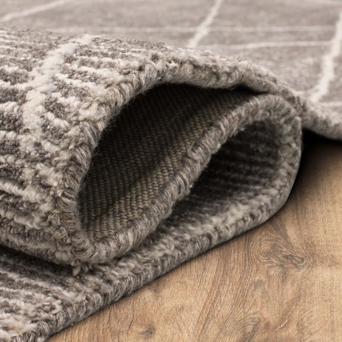 Deviation Taupe Area Rug - Karastan