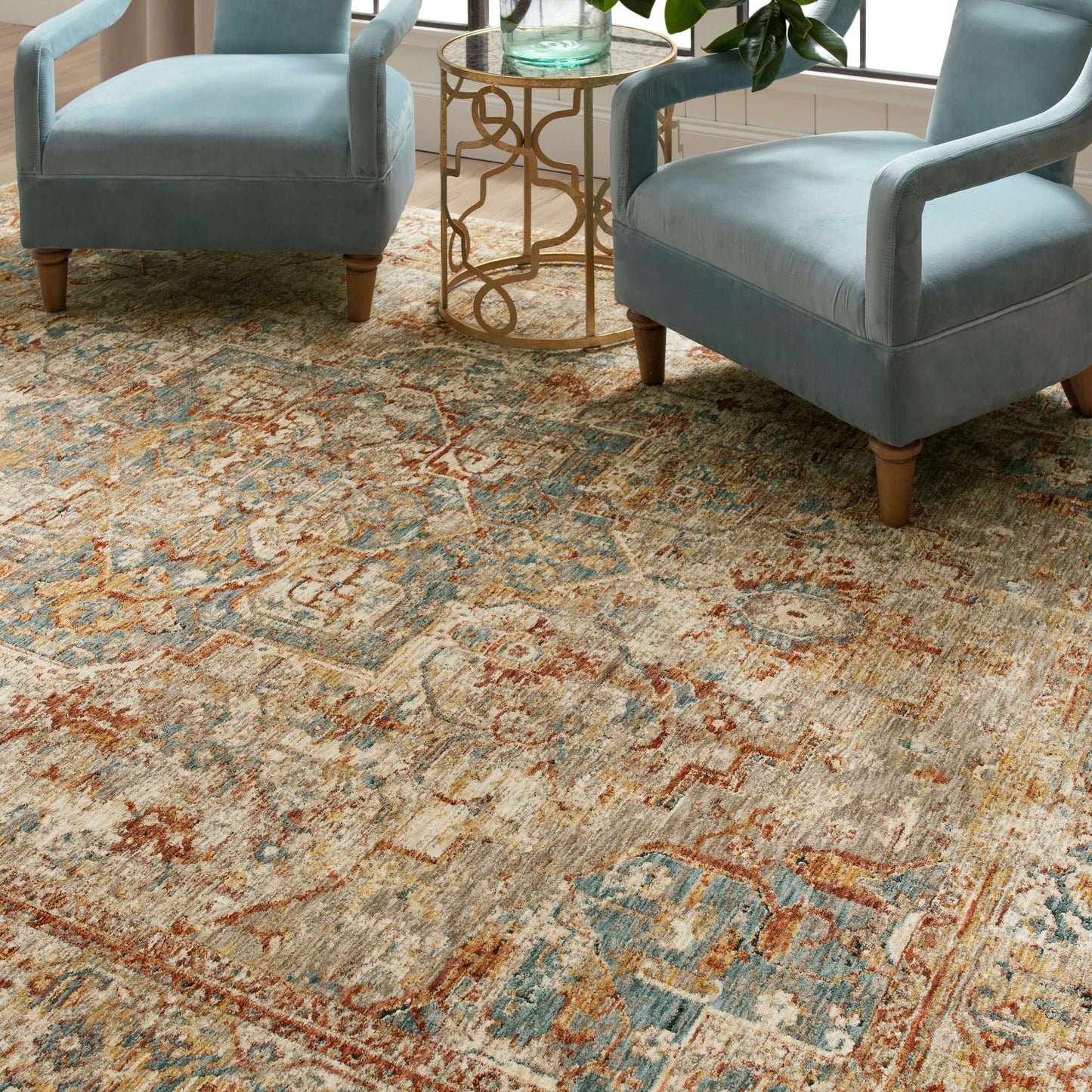 Ezine Cream Area Rug - Karastan