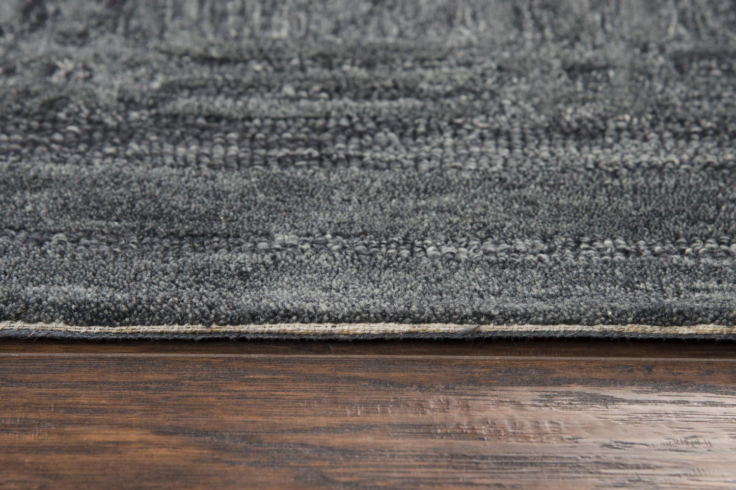 Fifth Avenue FA136B Dark Gray Hand-Tufted Rug - Rizzy