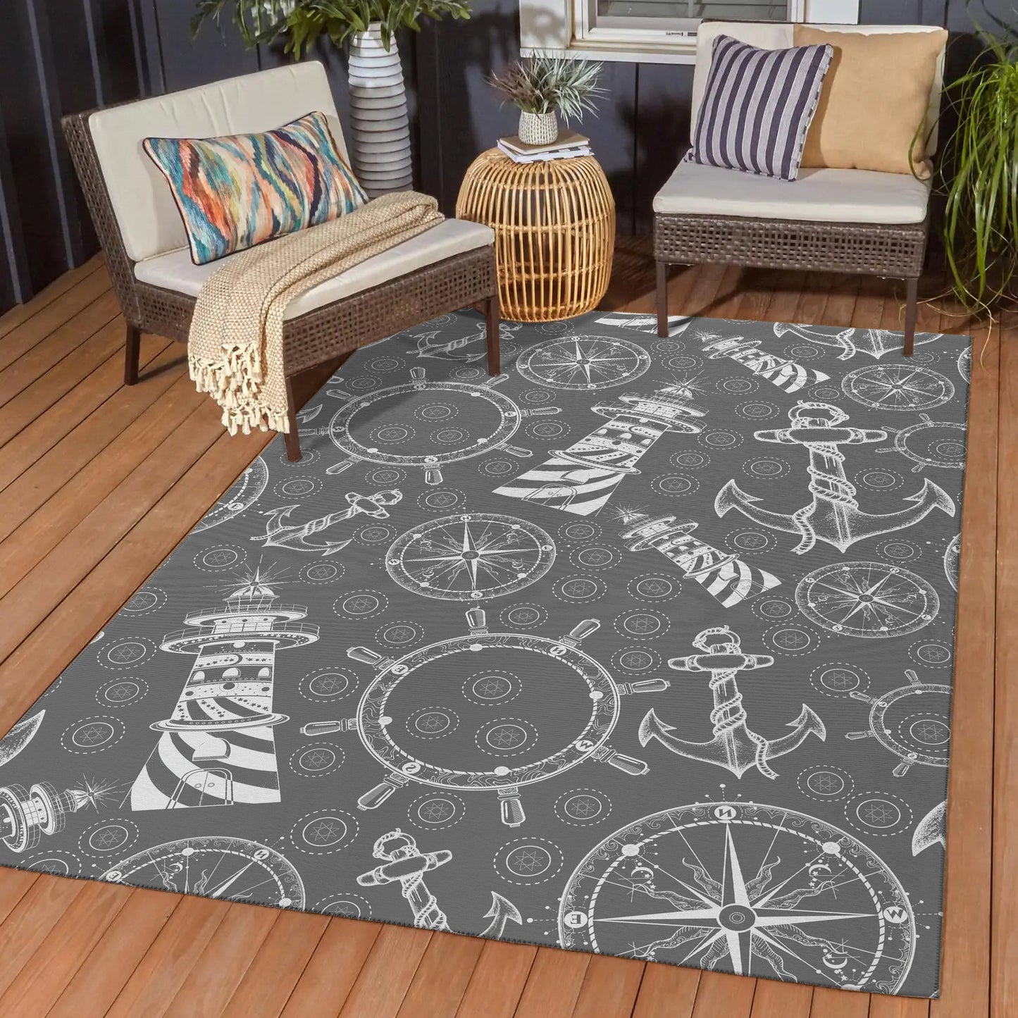 Machine Made Harbor HA9 Gray - Dalyn Rugs