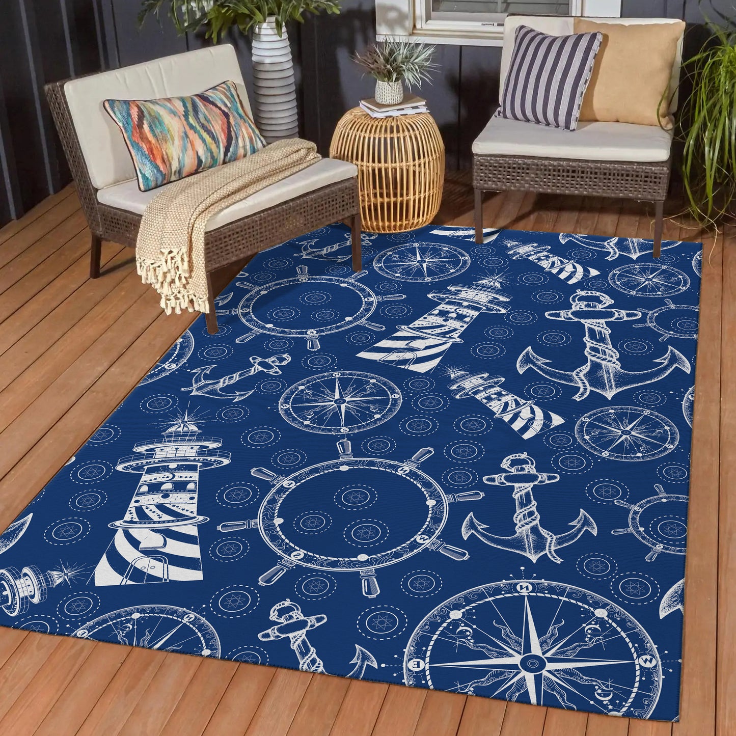 Machine Made Harbor HA9 Navy - Dalyn Rugs