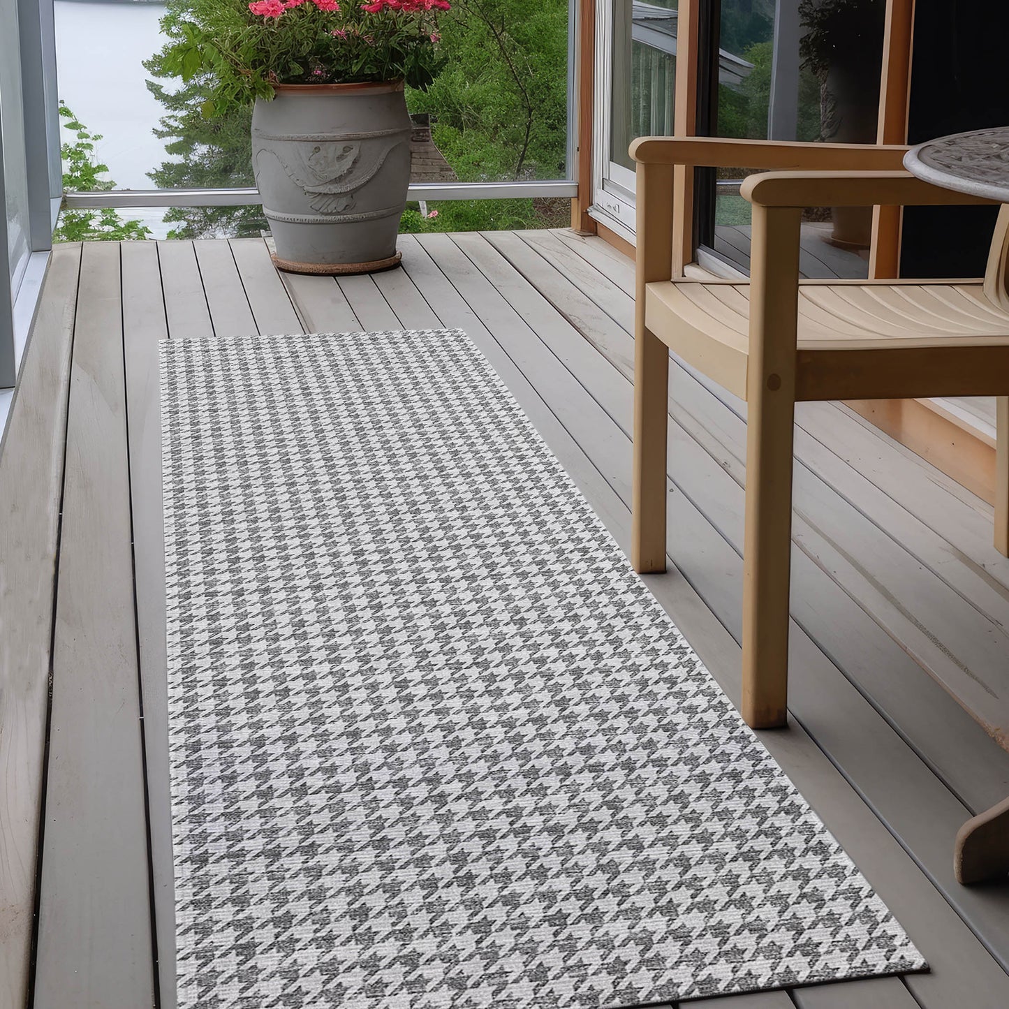 Machine Made Hinton HN1 Gray - Dalyn Rugs