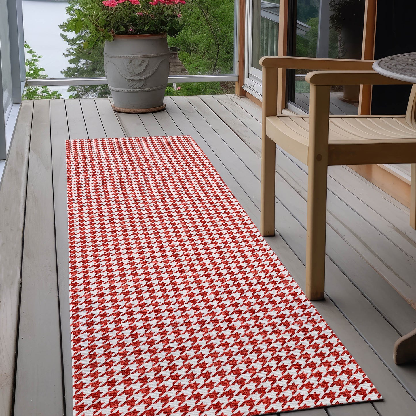 Machine Made Hinton HN1 Red - Dalyn Rugs
