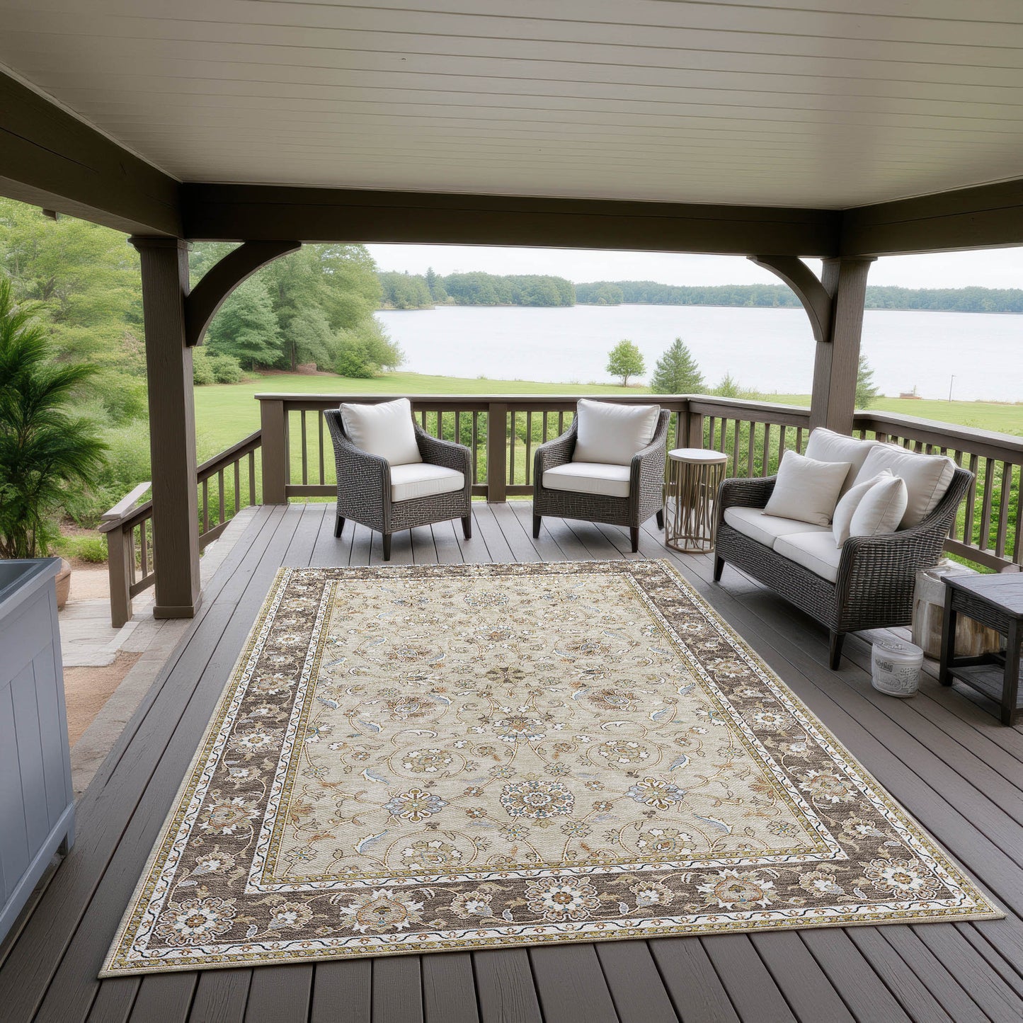 Machine Made Hatay HY1 Beige - Dalyn Rugs