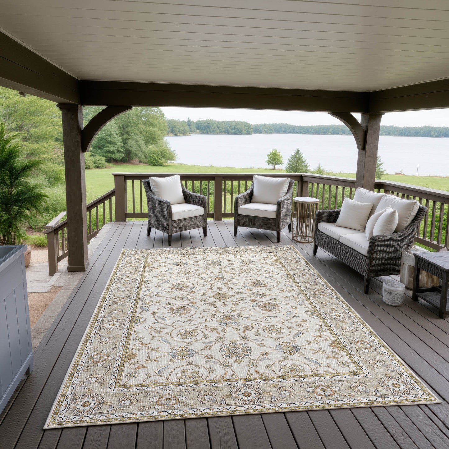 Machine Made Hatay HY1 Ivory - Dalyn Rugs
