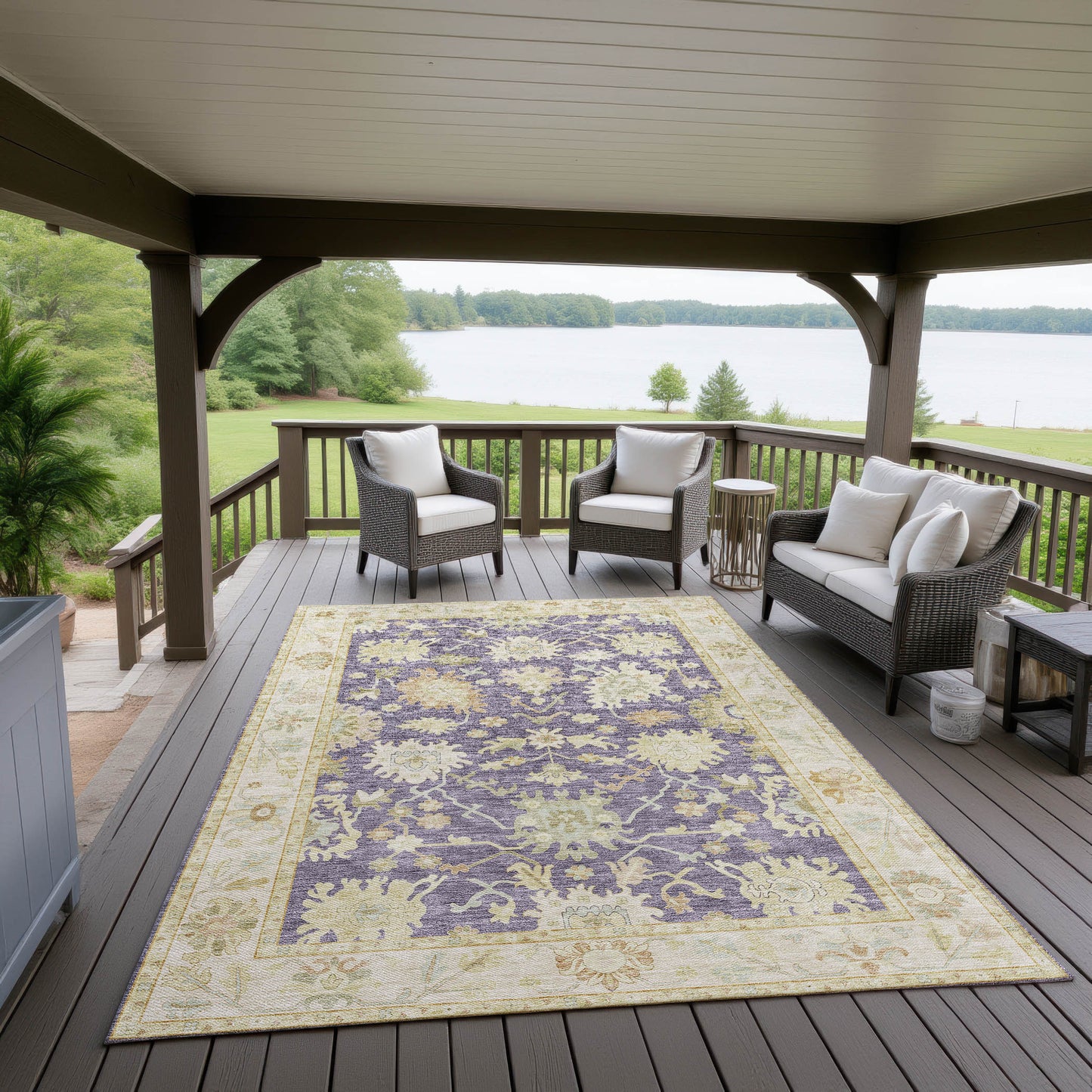 Machine Made Hatay HY2 Eggplant - Dalyn Rugs