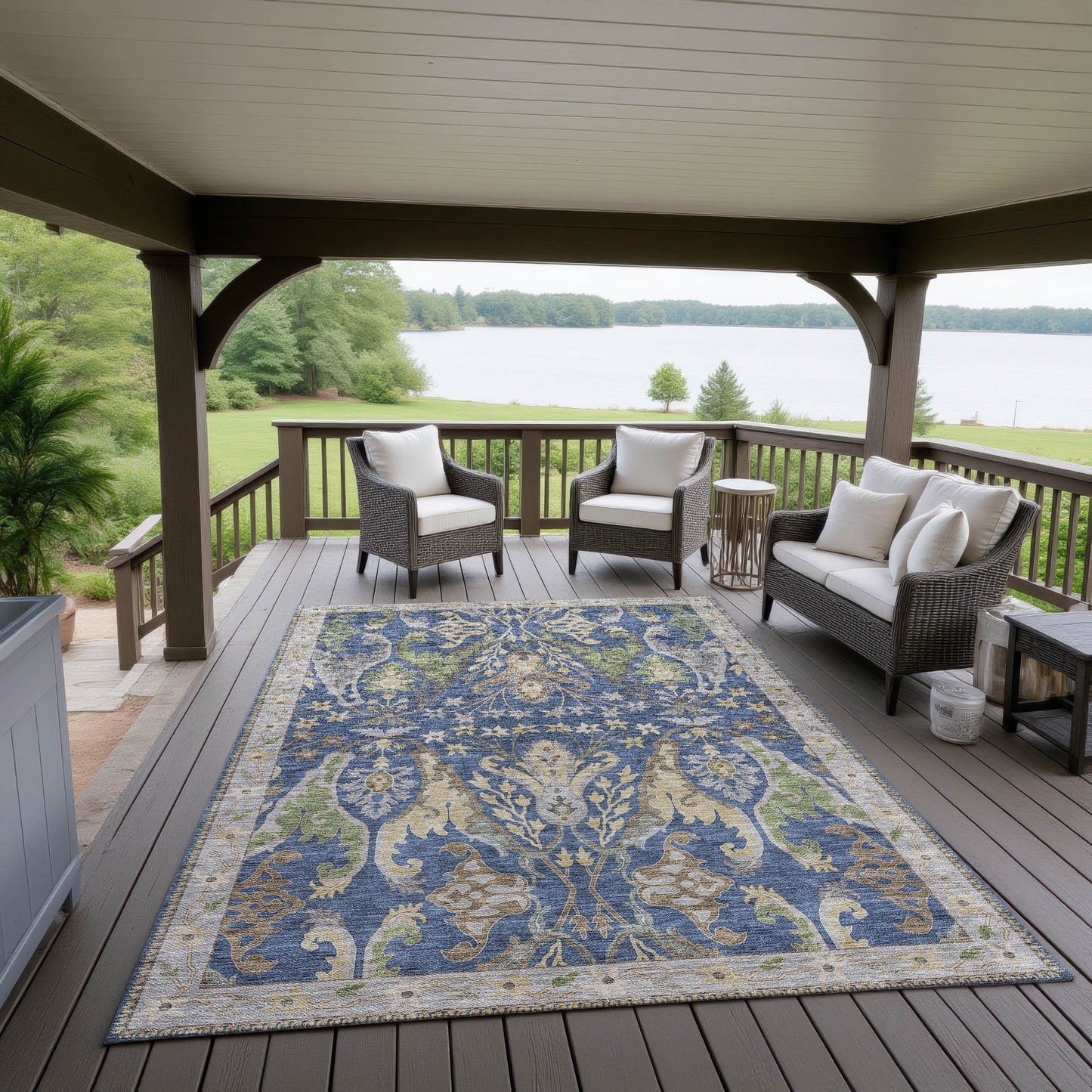 Machine Made Hatay HY6 Navy - Dalyn Rugs