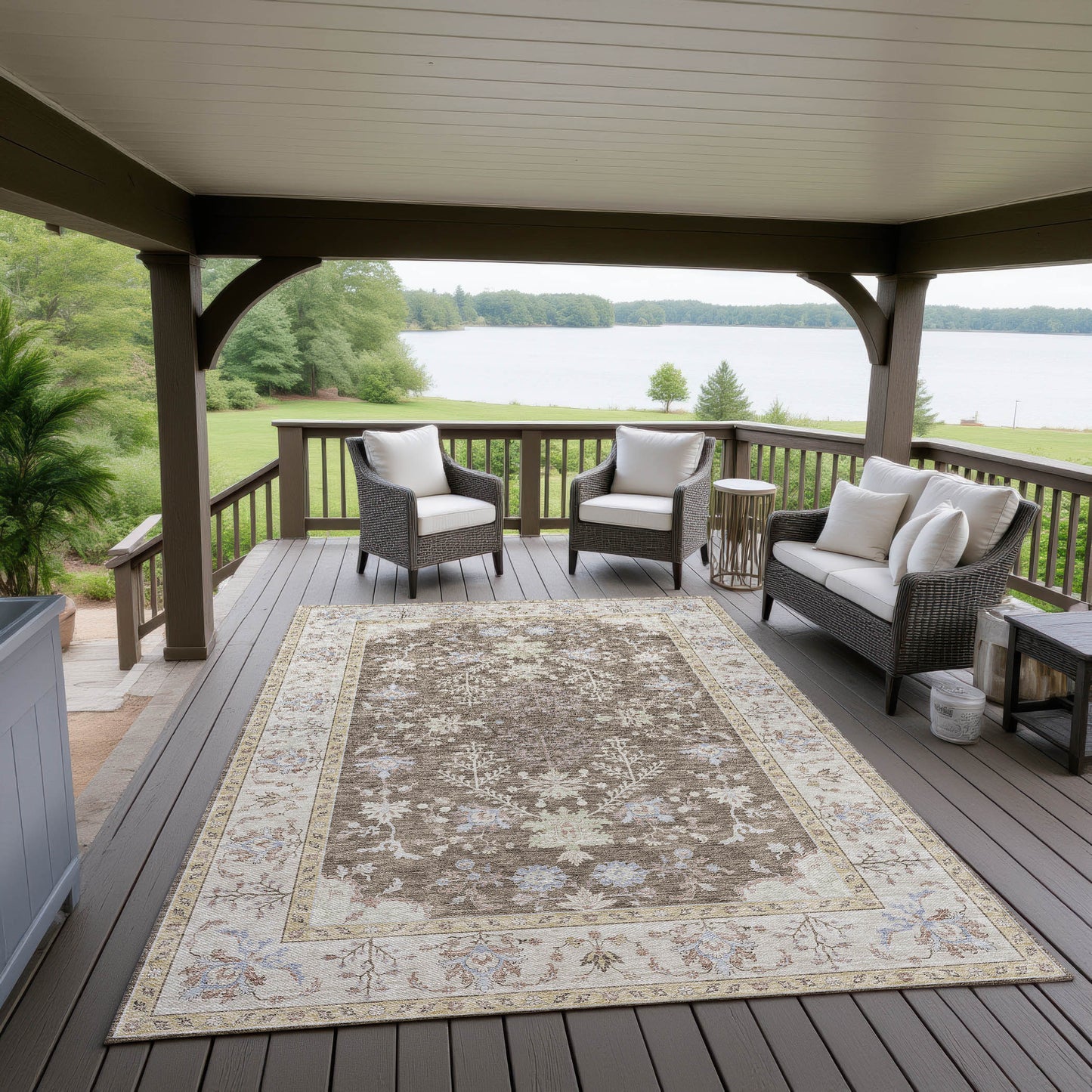 Machine Made Hatay HY9 Brown - Dalyn Rugs