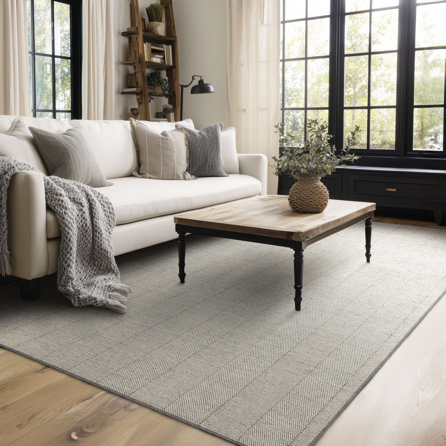 Harrington Grey Area Rug - Karastan