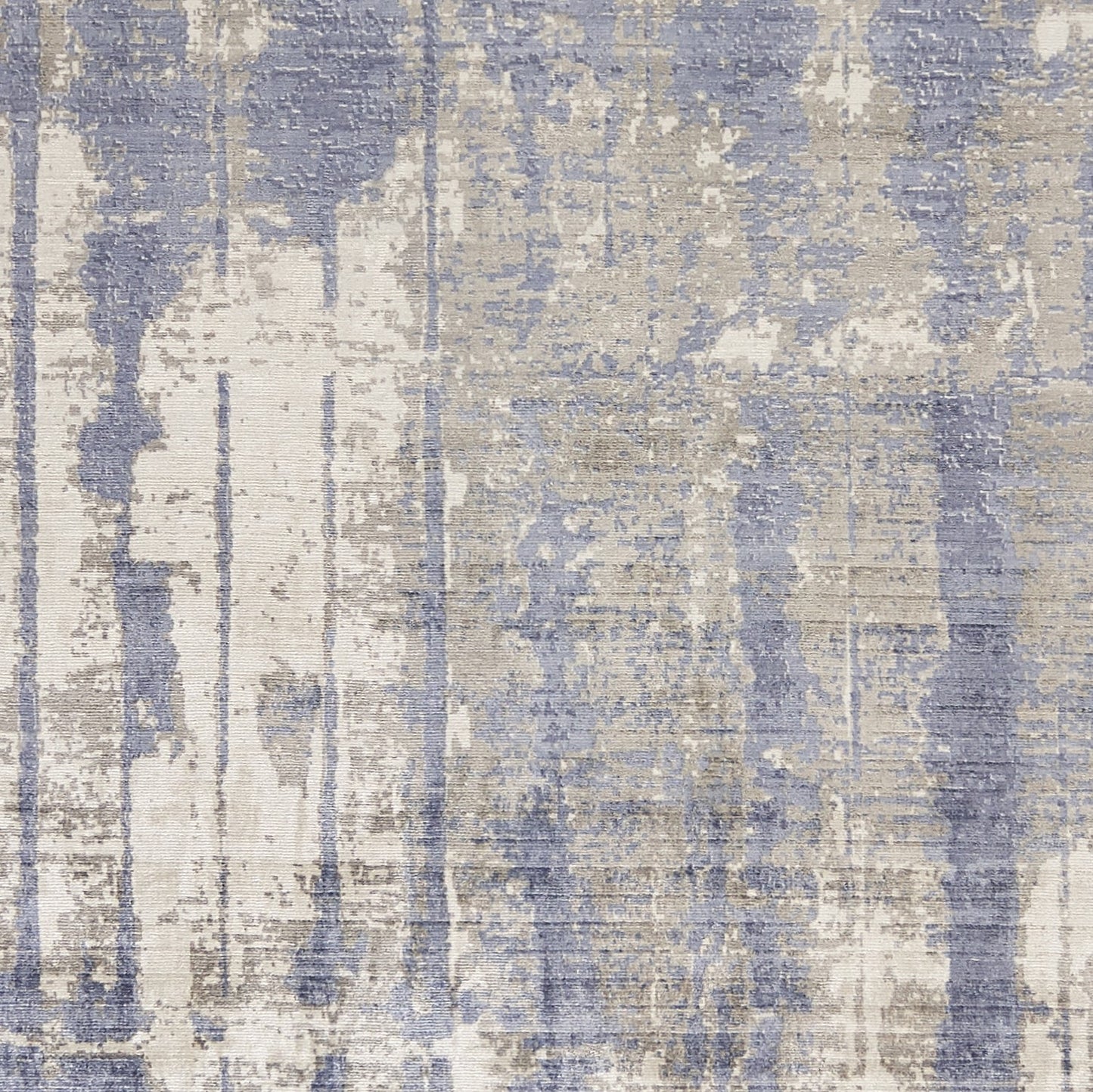 Indulge 0802 Grey/Blue Drizzle Hand Loomed Area Rug - KAS